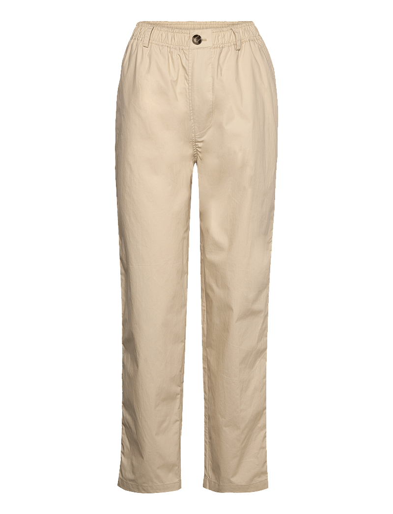 Cathrine Hammel - Poplin boyfriend pants - bukser med lige ben - warm clay - 0