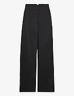 Tailored high waist pants - BLACK
