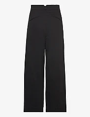 Cathrine Hammel - Tailored high waist pants - bukser med brede ben - black - 1