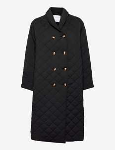 Quilted flared coat, Cathrine Hammel