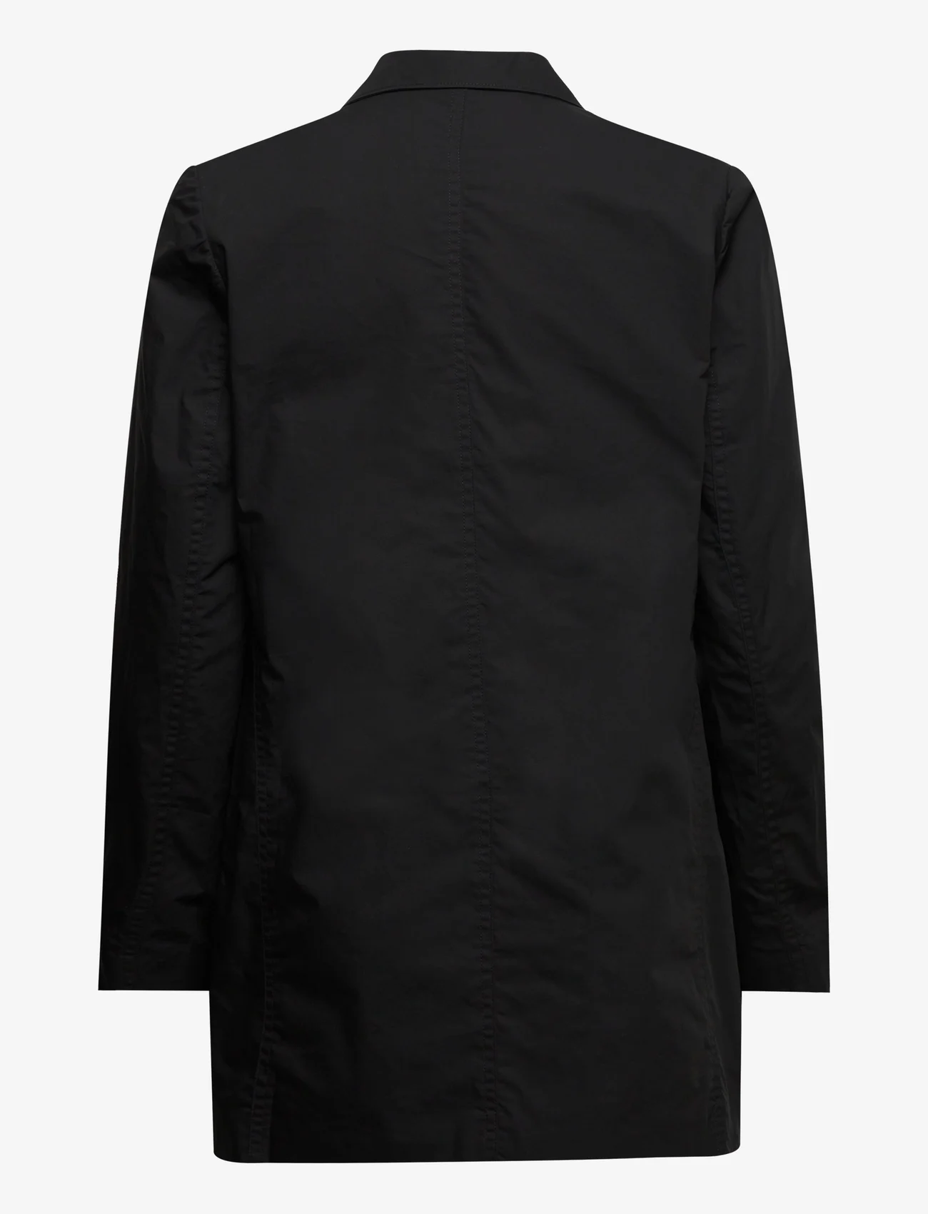 Cathrine Hammel - Poplin suit blazer - festkläder till outletpriser - black - 1