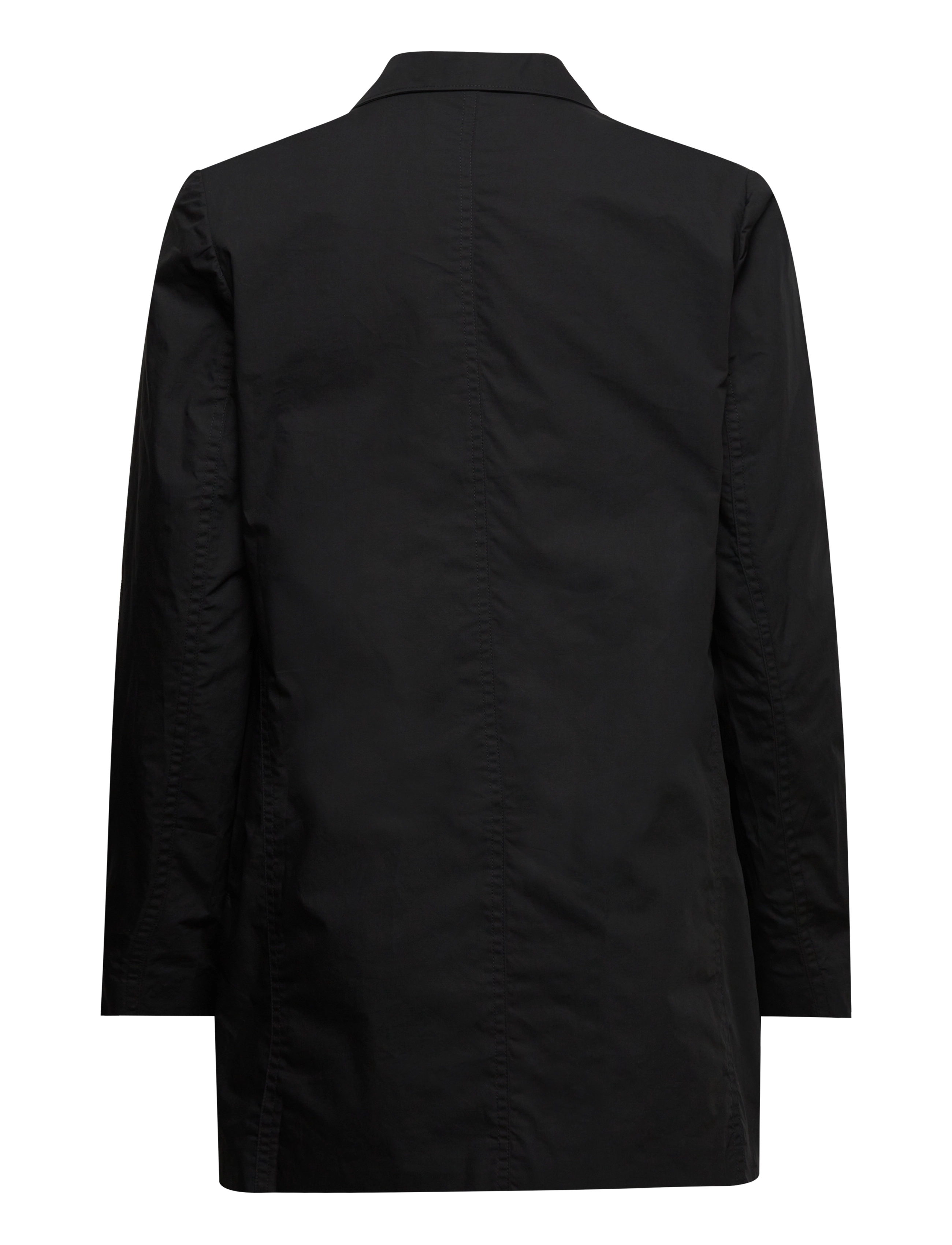 Cathrine Hammel - Poplin suit blazer - dvieiliai švarkai - black - 1