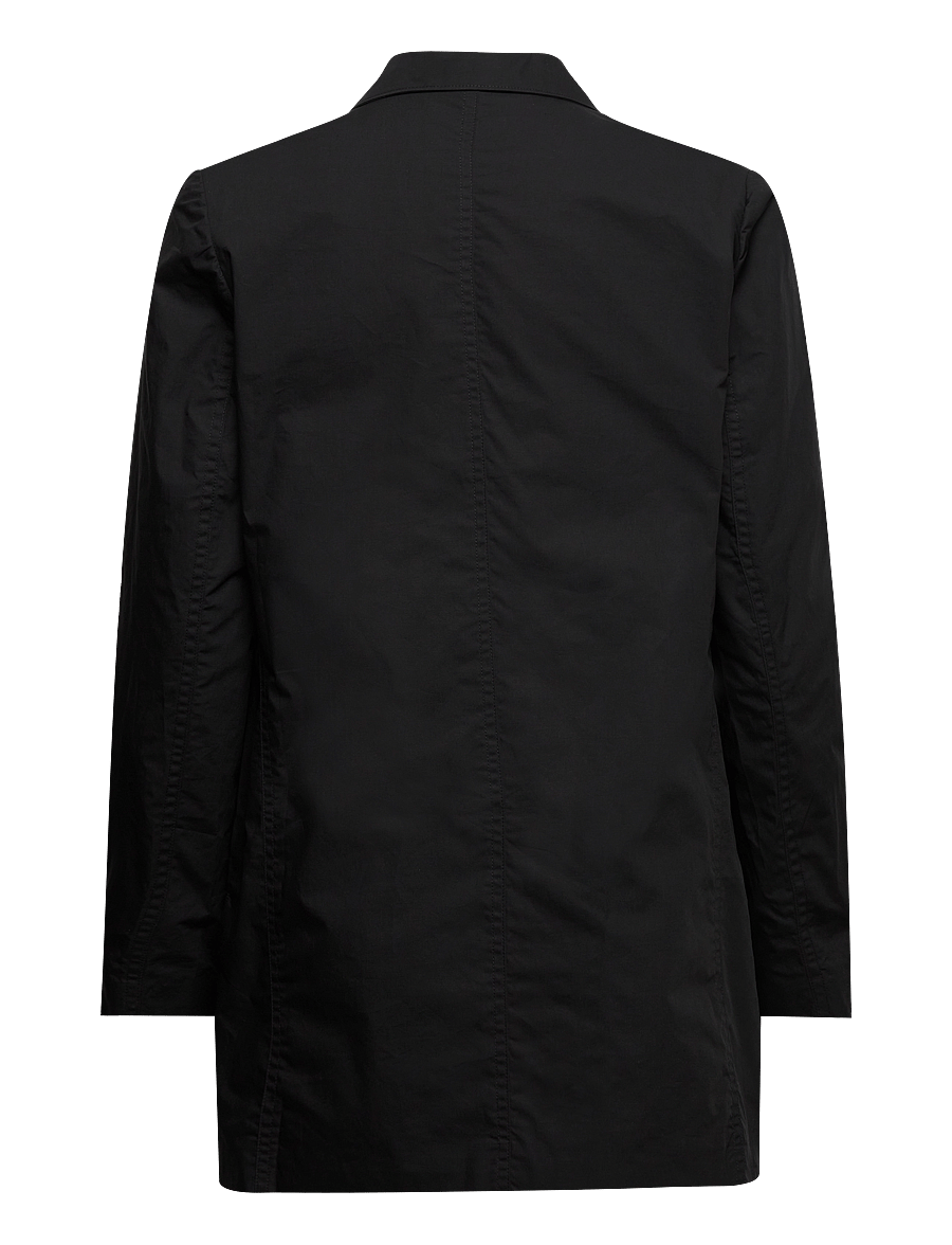 Cathrine Hammel - Poplin suit blazer - dvieiliai švarkai - black - 1