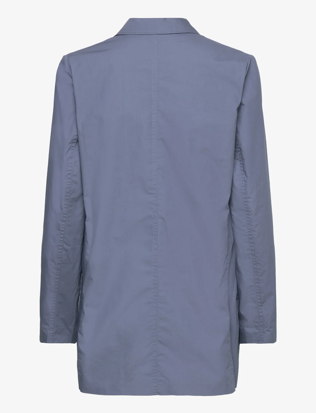 Cathrine Hammel - Poplin suit blazer - festkläder till outletpriser - dark french blue - 1
