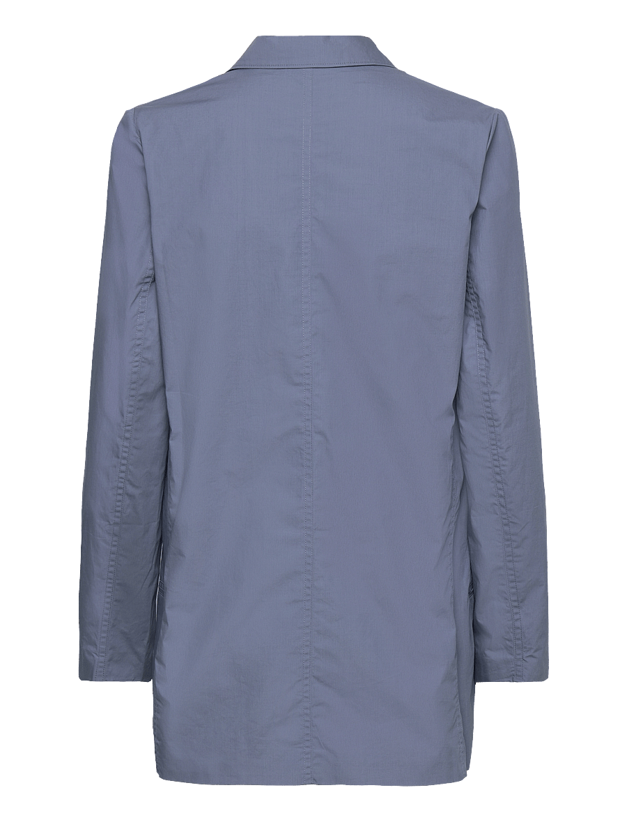 Cathrine Hammel - Poplin suit blazer - dobbeltradede blazere - dark french blue - 1