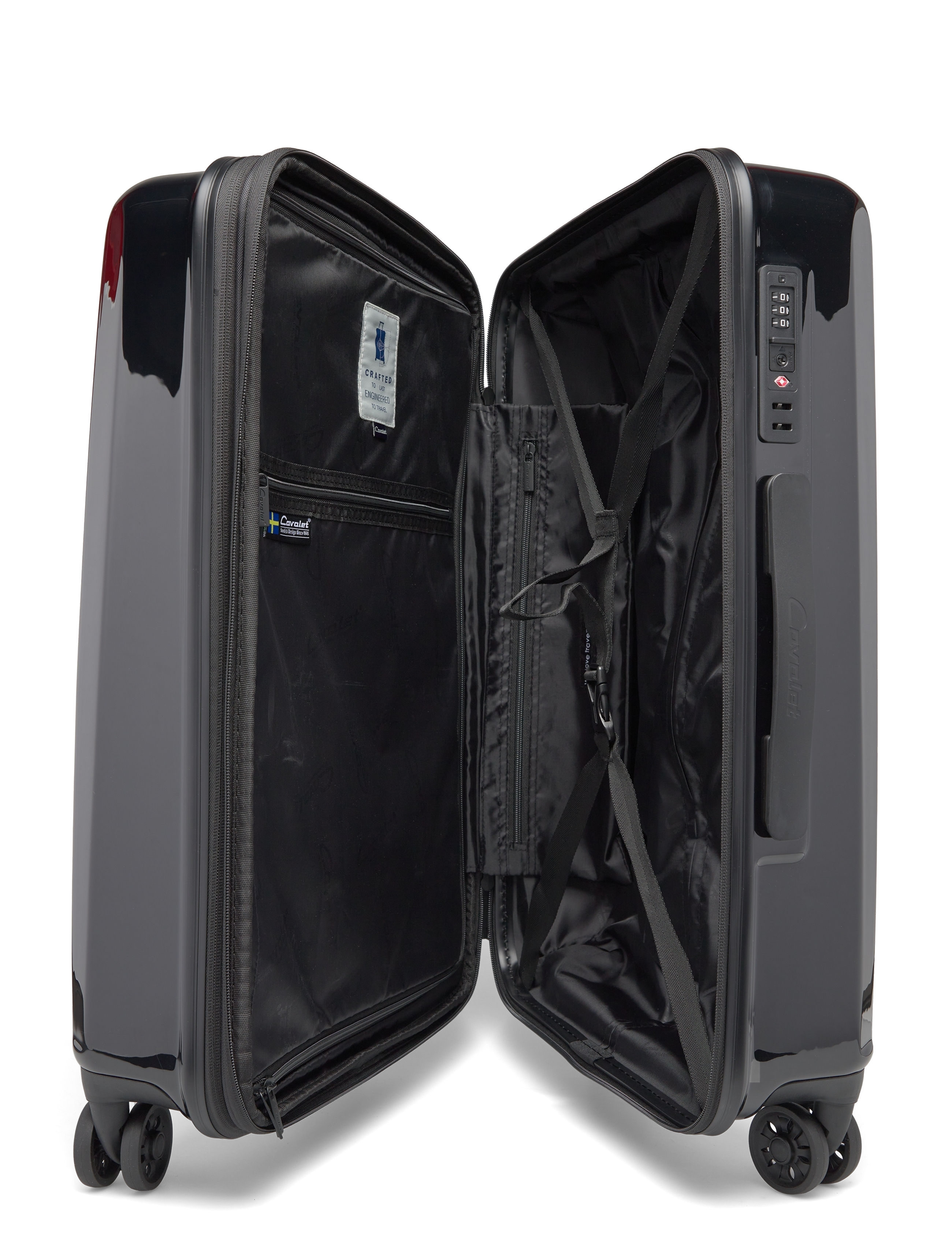Cavalet - Chill DLX Trolley Large size Black - stórar ferðatöskur - black - 3