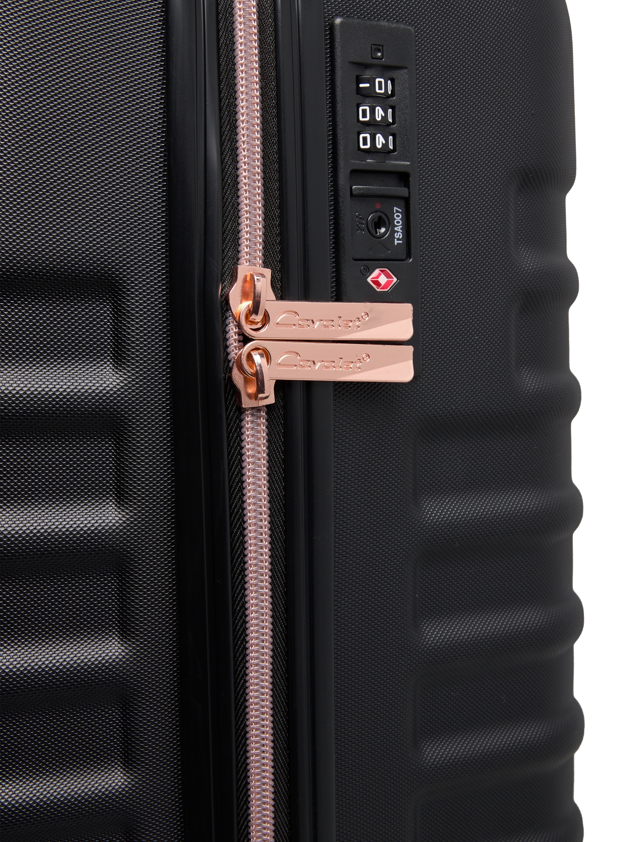 Cavalet - Pasadena - stora resväskor - black/rosÉ - 3