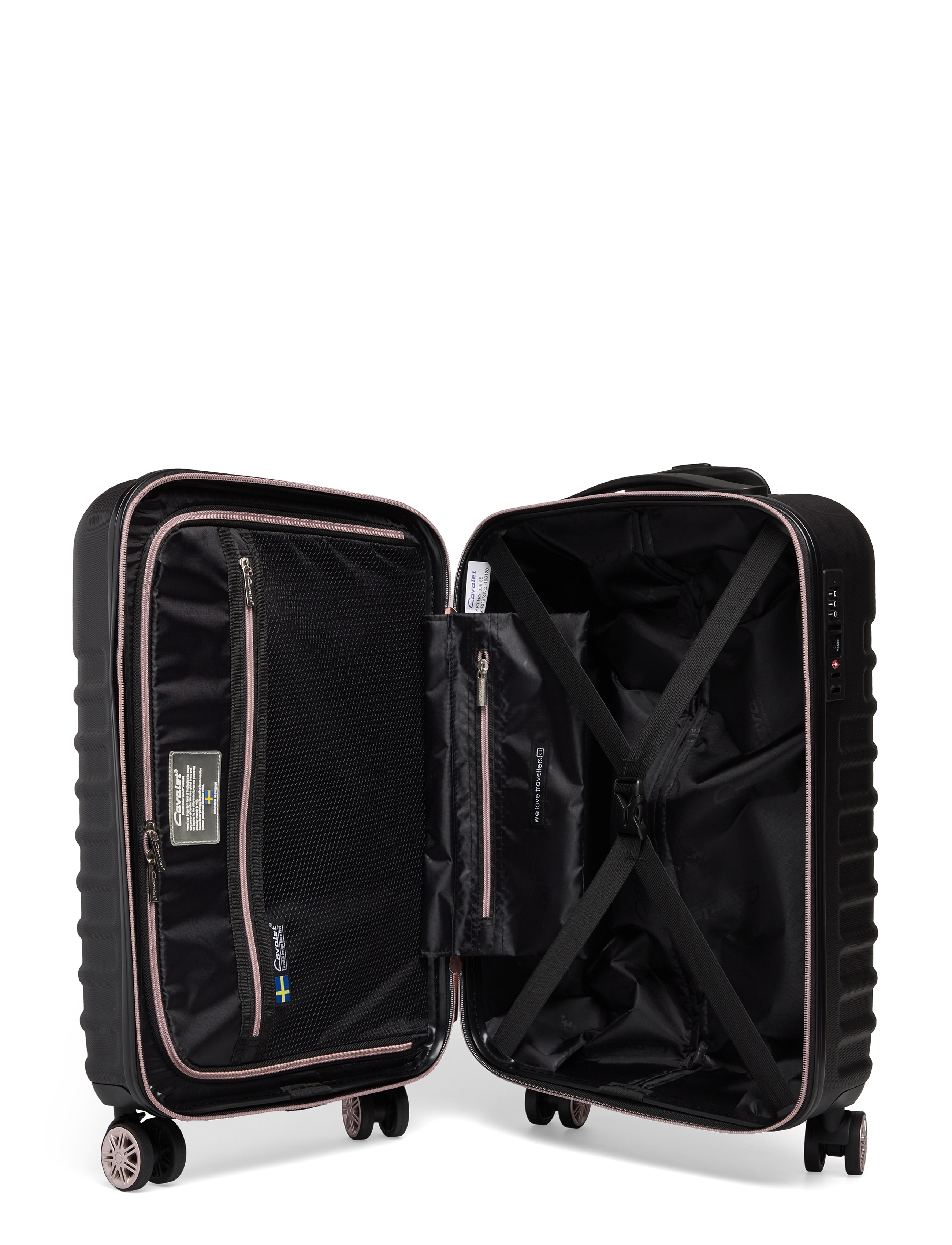 Cavalet - Pasadena - stora resväskor - black/rosÉ - 4