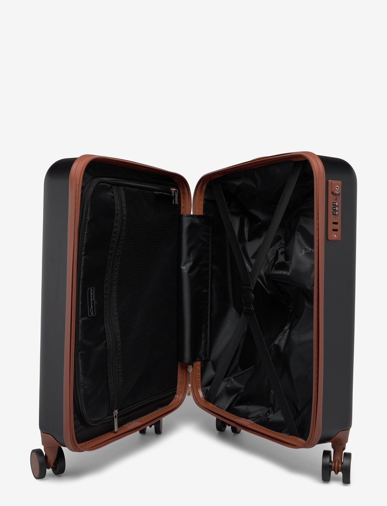 Cavalet - Viken Large size Black - medium suitcases - black - 3