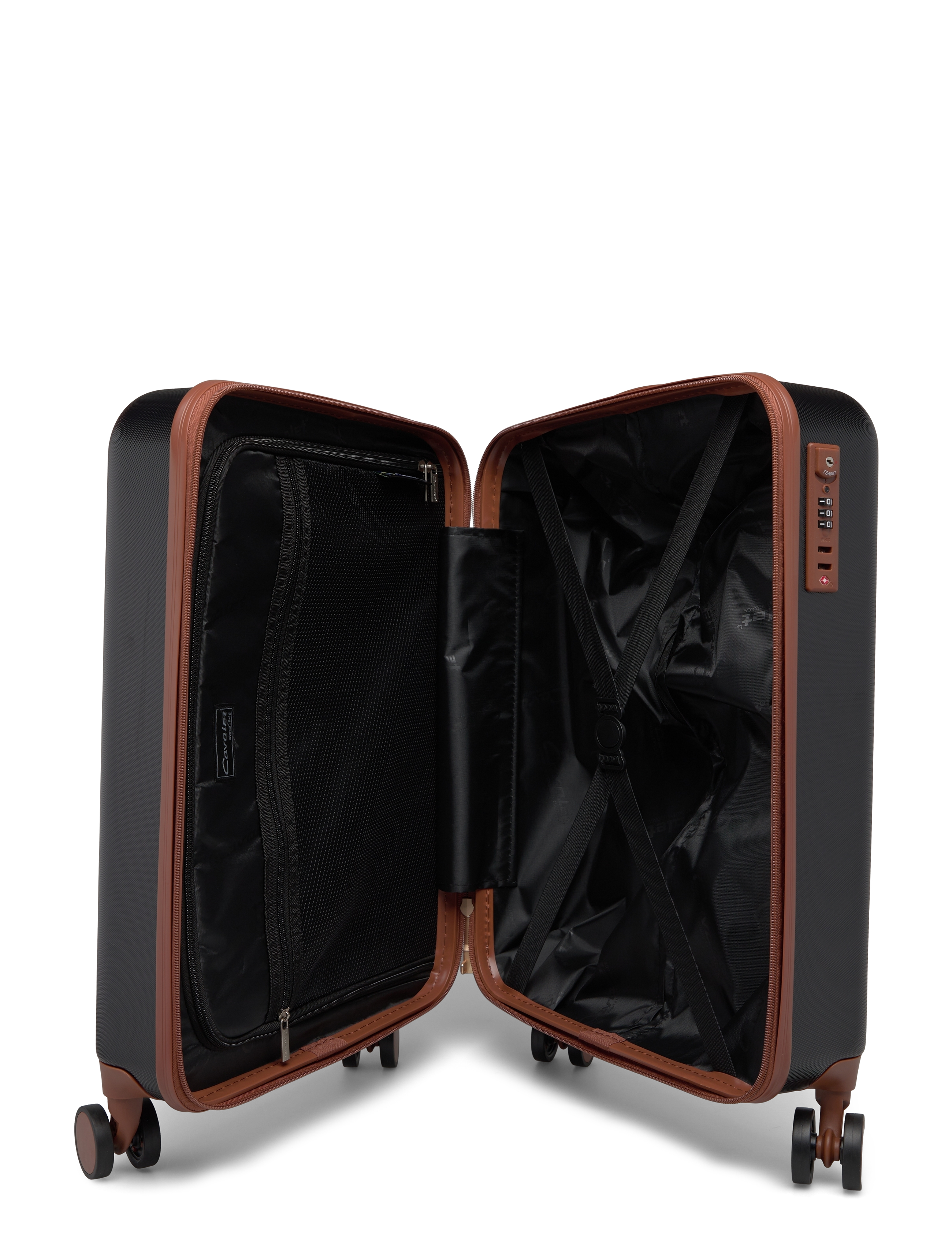 Cavalet - Viken Large size Ivory - large suitcases - black - 3