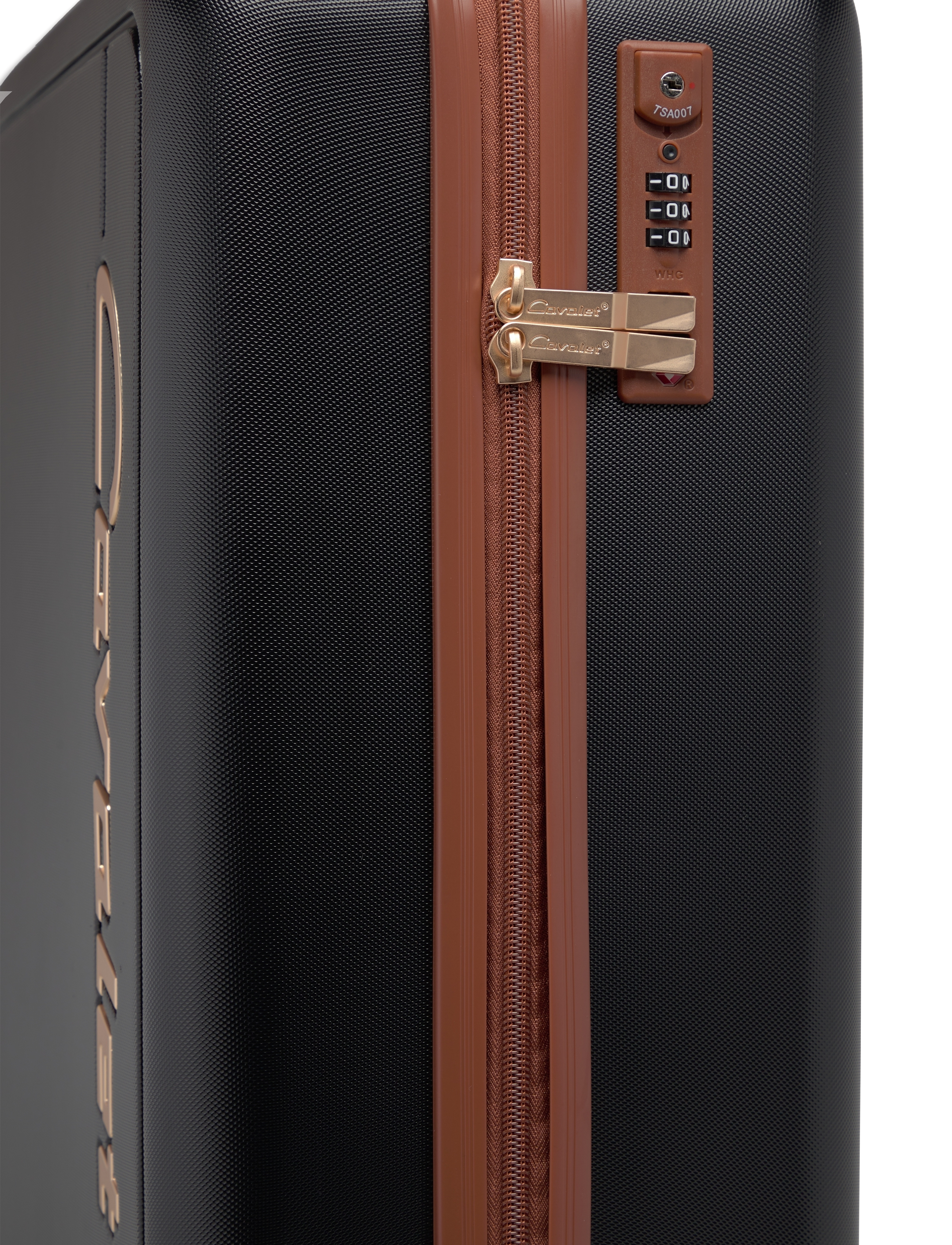 Cavalet - Viken Large size Ivory - large suitcases - black - 4