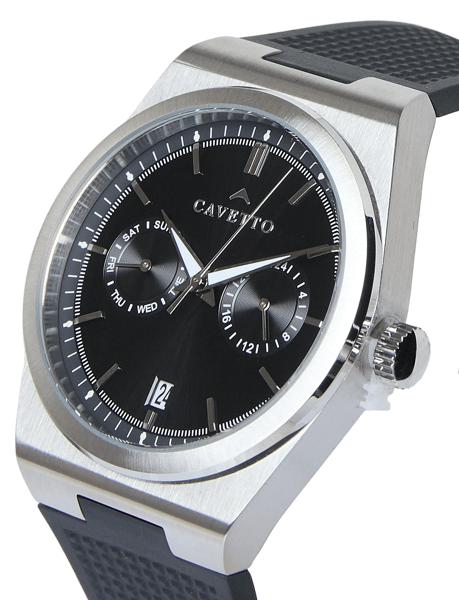 Cavetto - Valente CV0112 - analoga klockor - black - 3
