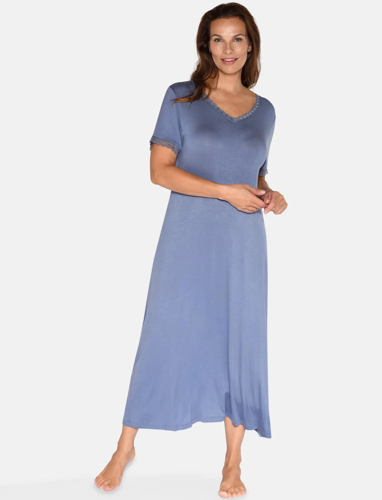 CCDK Copenhagen Jacqueline Shortsleeved Long Dress - - S 1