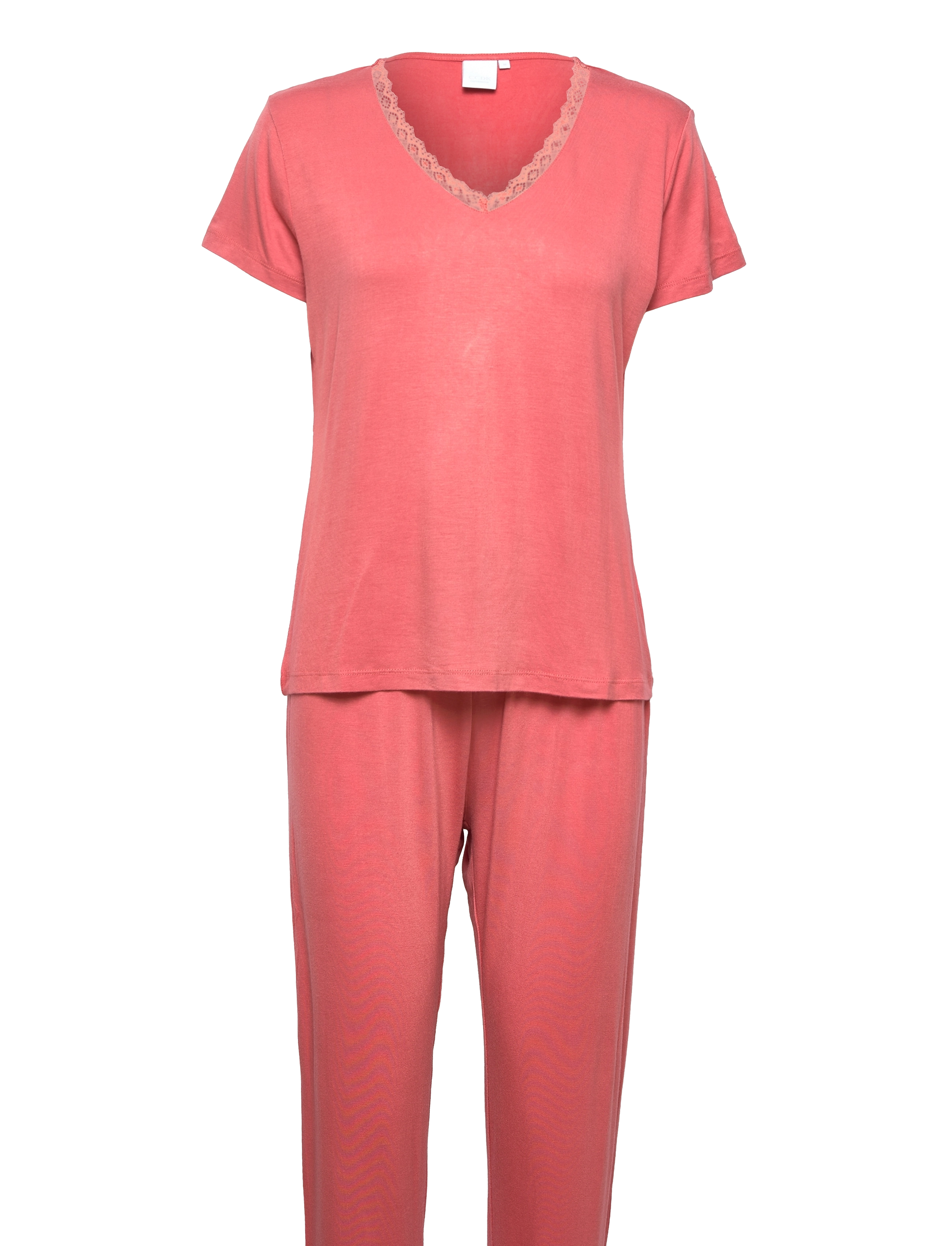 CCDK Copenhagen Joy S/S PJ Set - Undertøy - FADED ROSE / pink/rose