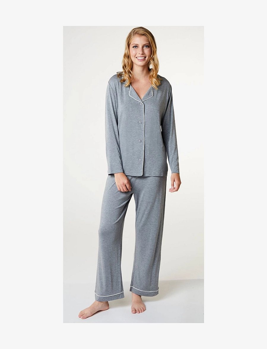 CCDK Copenhagen - Joy PJ Set - pidžaamad - grey melange - 4