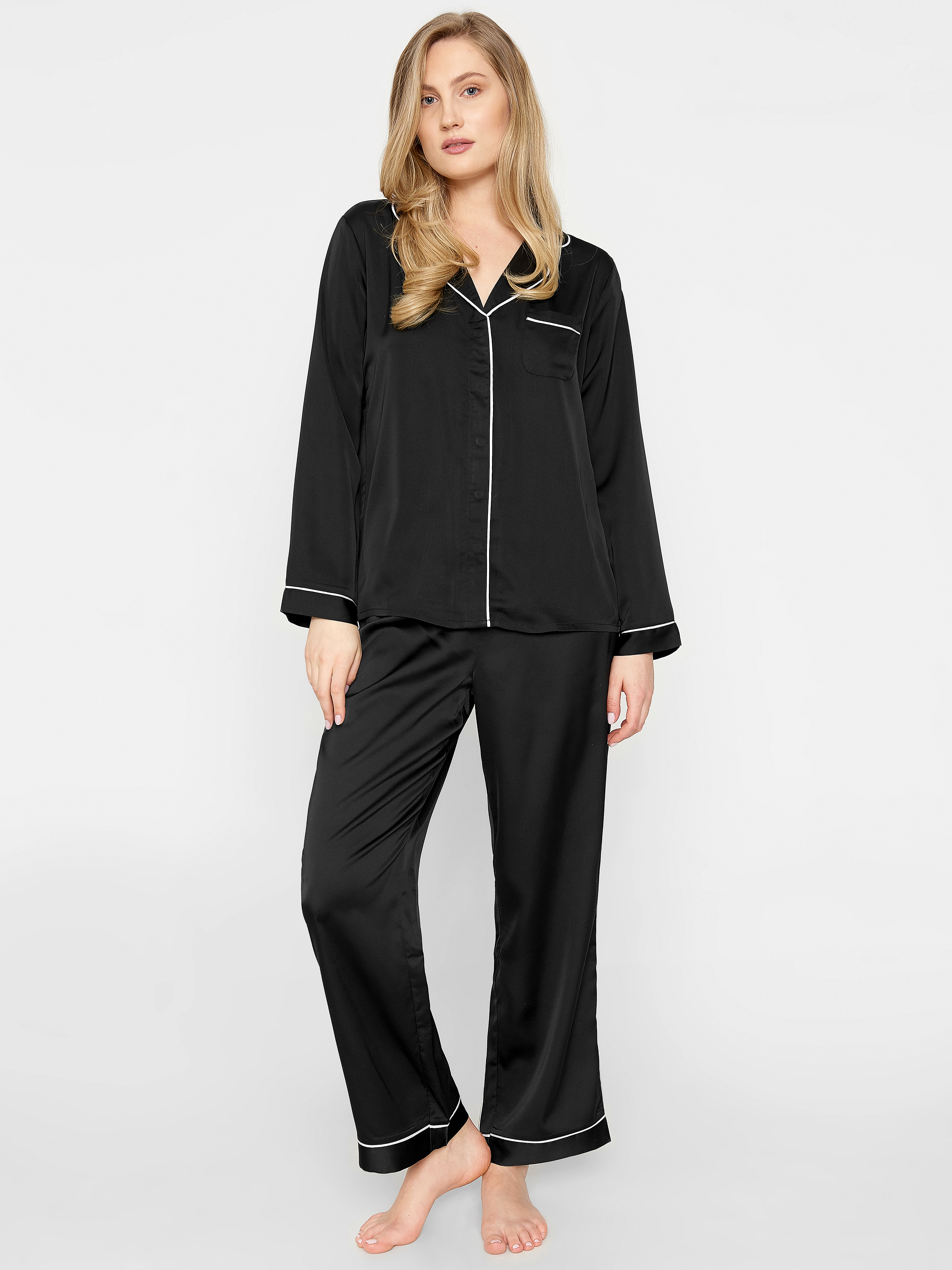 CCDK Copenhagen Josephine Pj Set, M, Black, Nat- Og Opholdstøj > Pyjamas, Dame