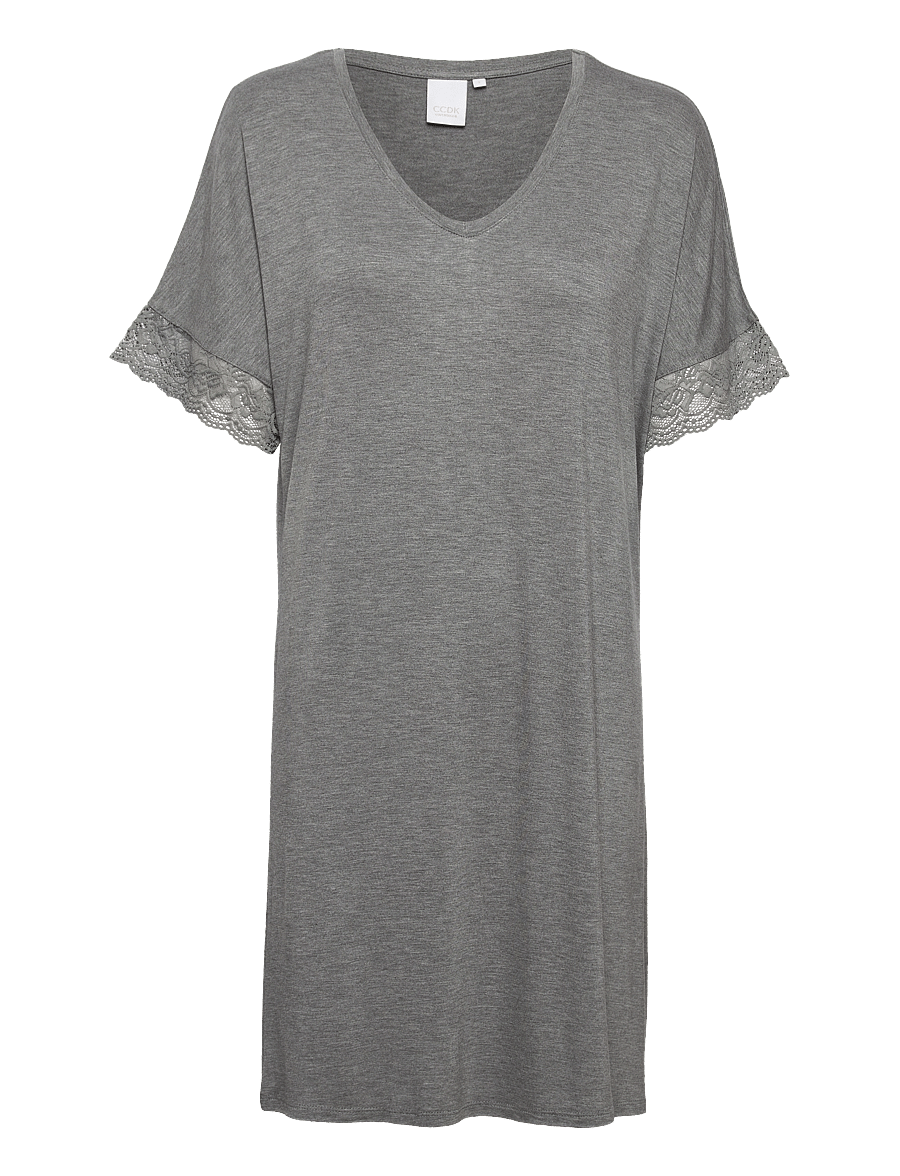 CCDK Copenhagen - Lucille Dress - nightdresses - grey melange - 1