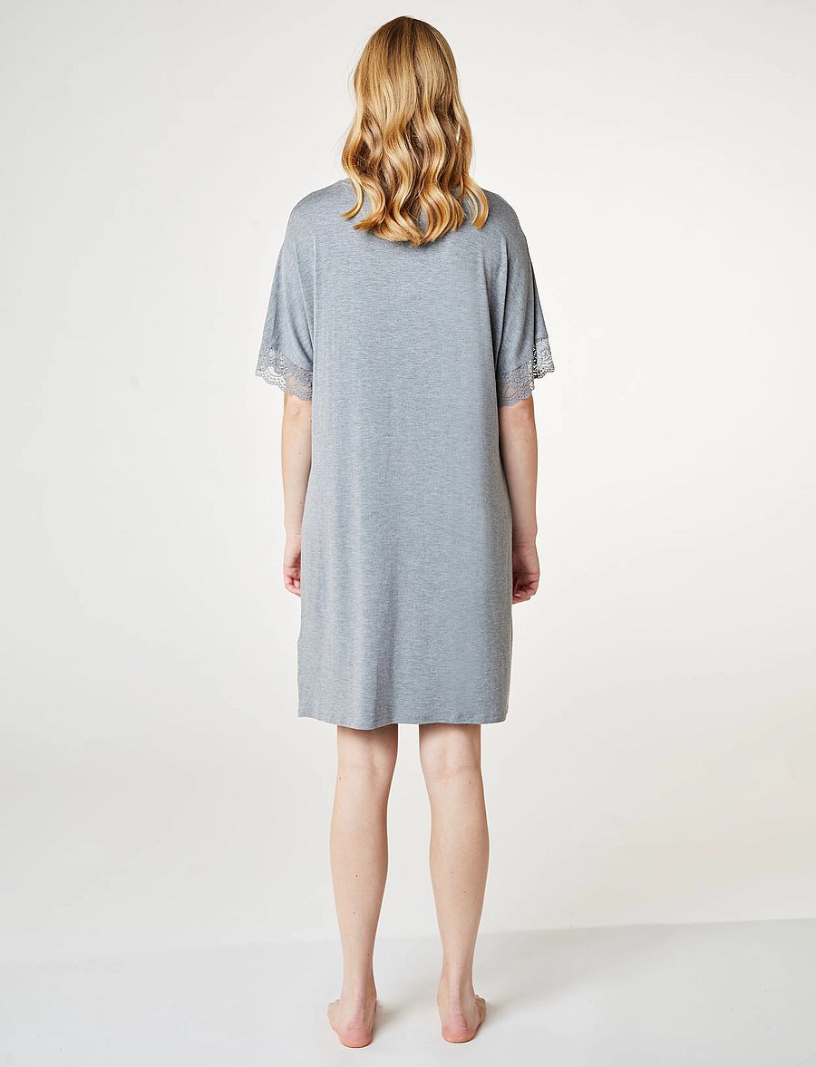 CCDK Copenhagen - Lucille Dress - nightdresses - grey melange - 4