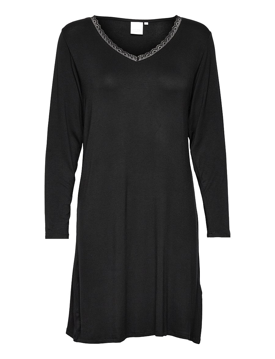 CCDK Copenhagen - Jacqueline longsleeved Dress - nattlinnen - black - 1