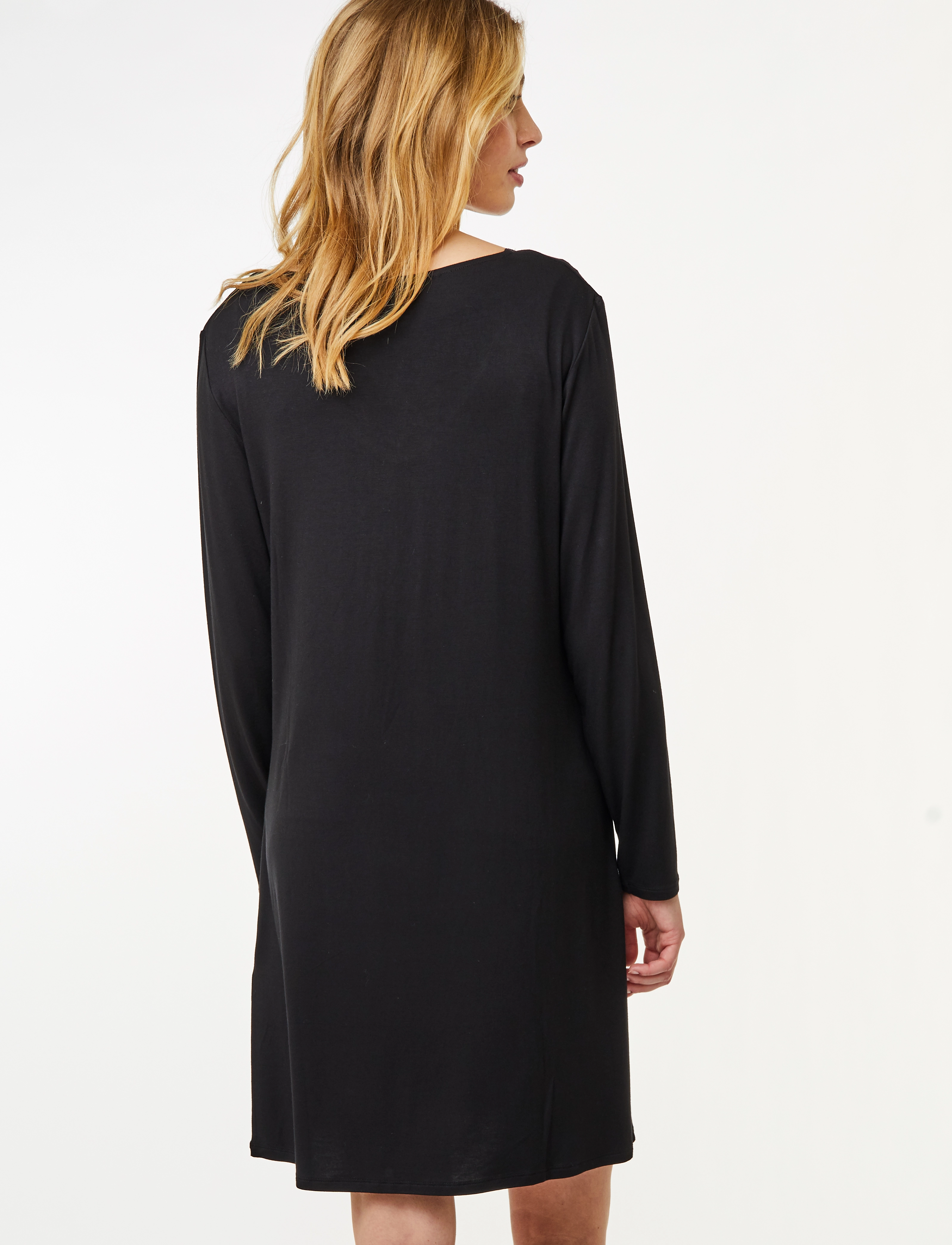 CCDK Copenhagen - Jacqueline longsleeved Dress - nattlinnen - black - 5