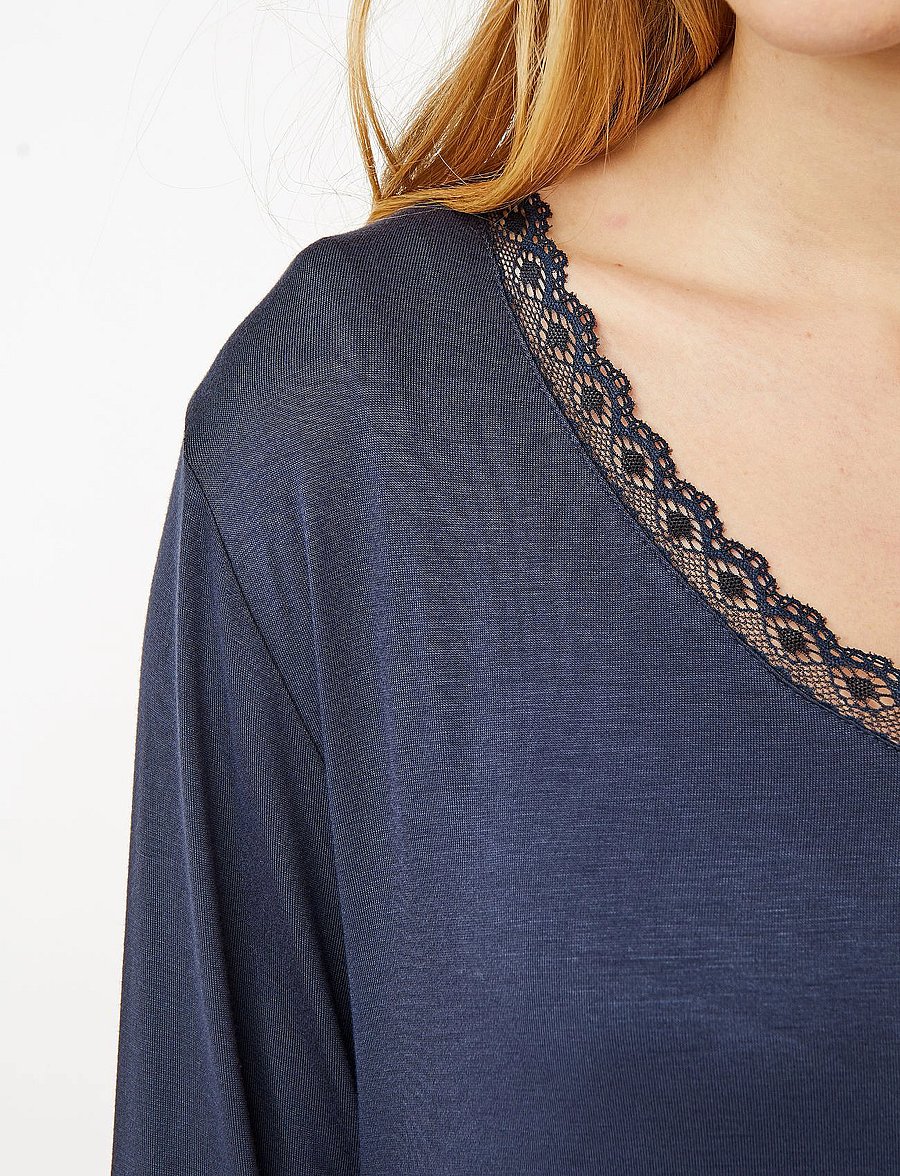 CCDK Copenhagen - Jacqueline Longsleeved Dress - naktskrekli - dark navy - 4