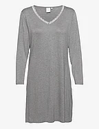 Jacqueline long-sleeved Dress - GREY MELANGE