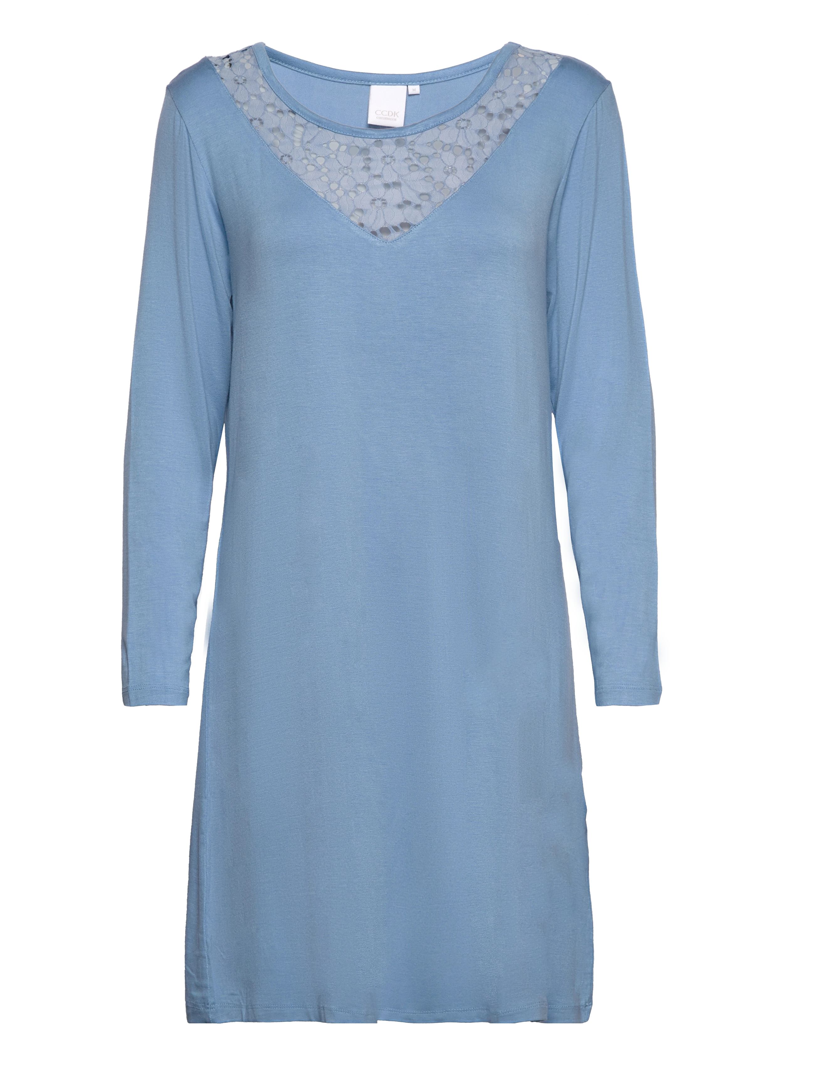 CCDK Copenhagen Kirsten longsleeved Dress - Natkjoler - ALLURE / blue