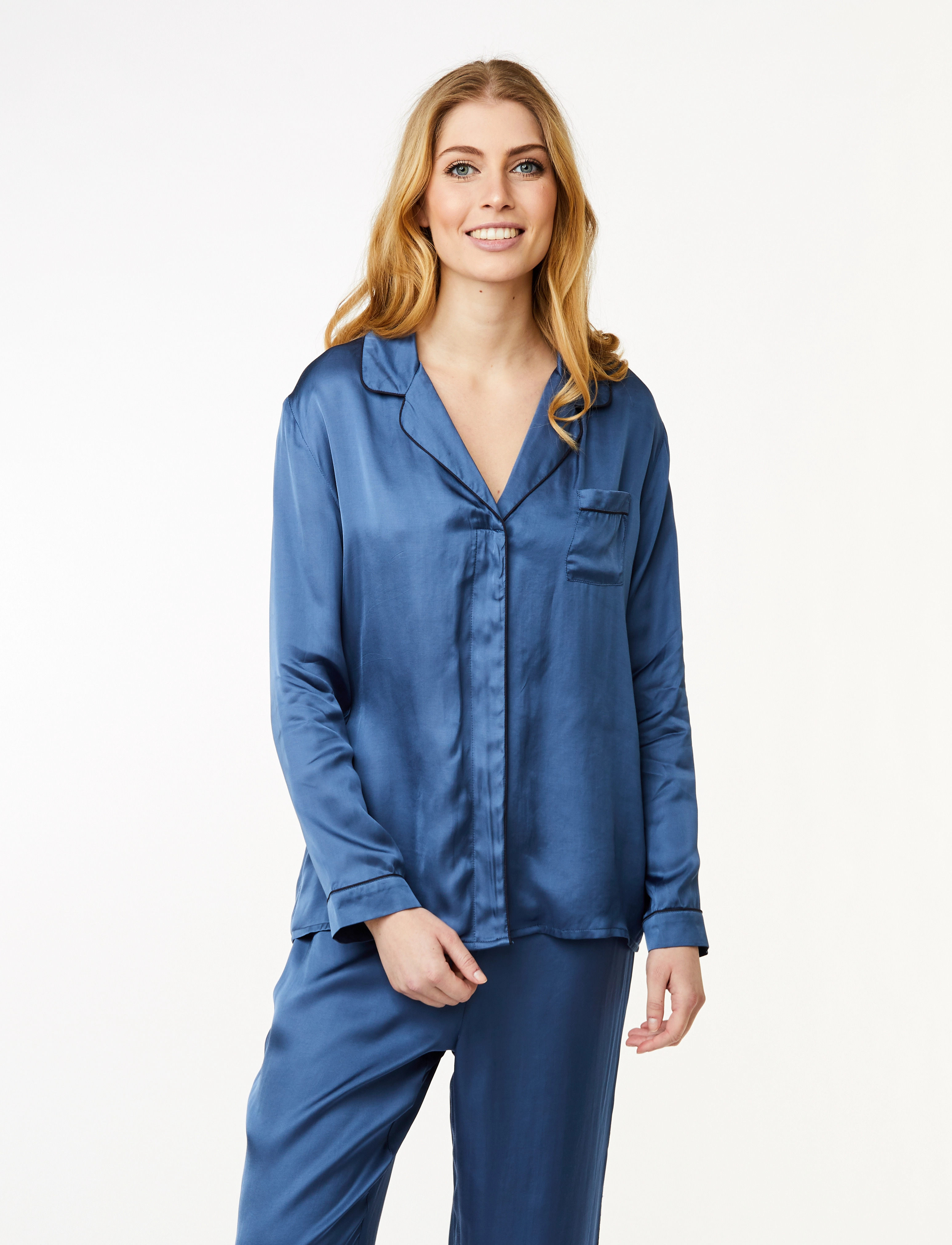 CCDK Copenhagen - Josephine Pajamas Shirt - oberteile - ensign blue - 3