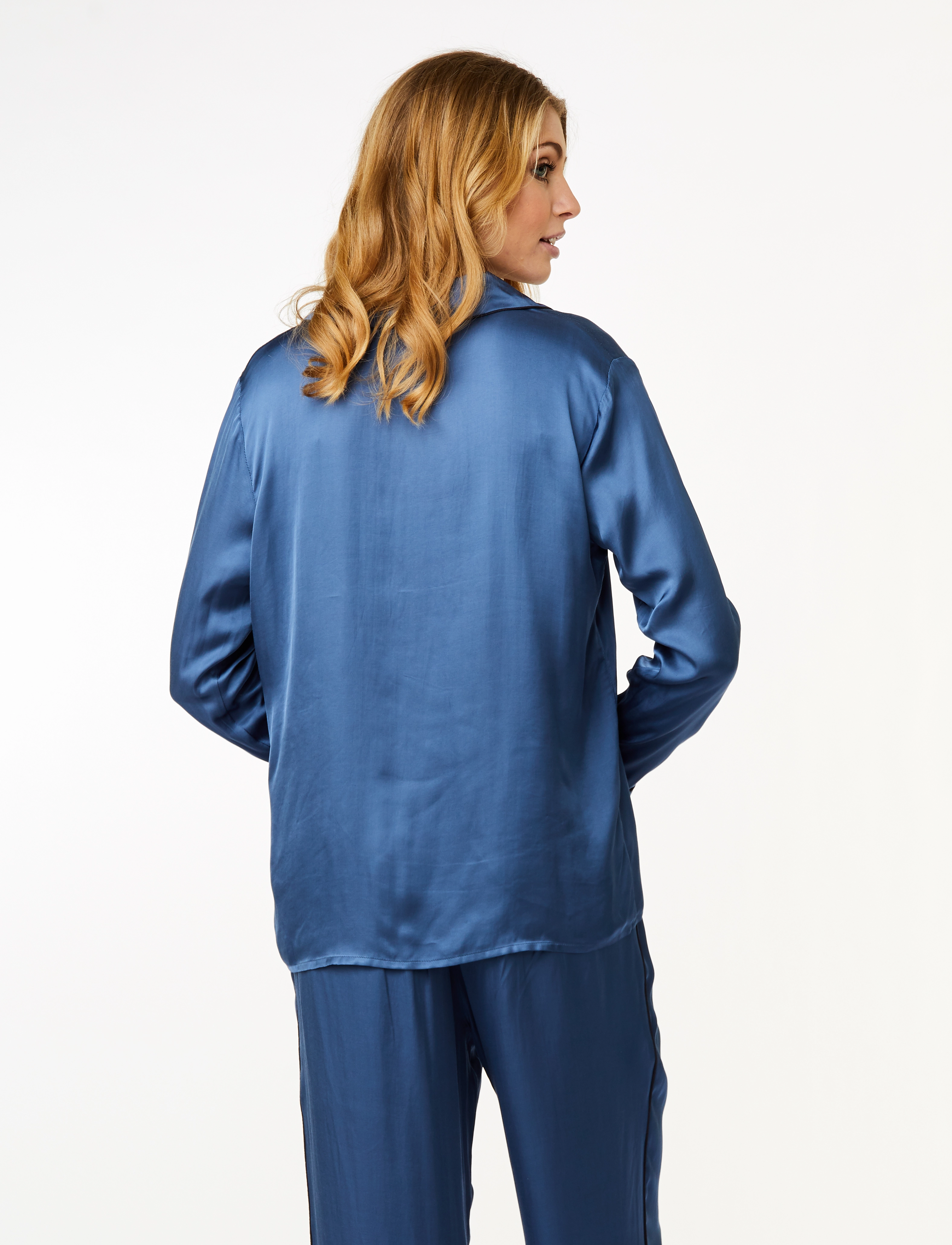CCDK Copenhagen - Josephine Pajamas Shirt - oberteile - ensign blue - 4