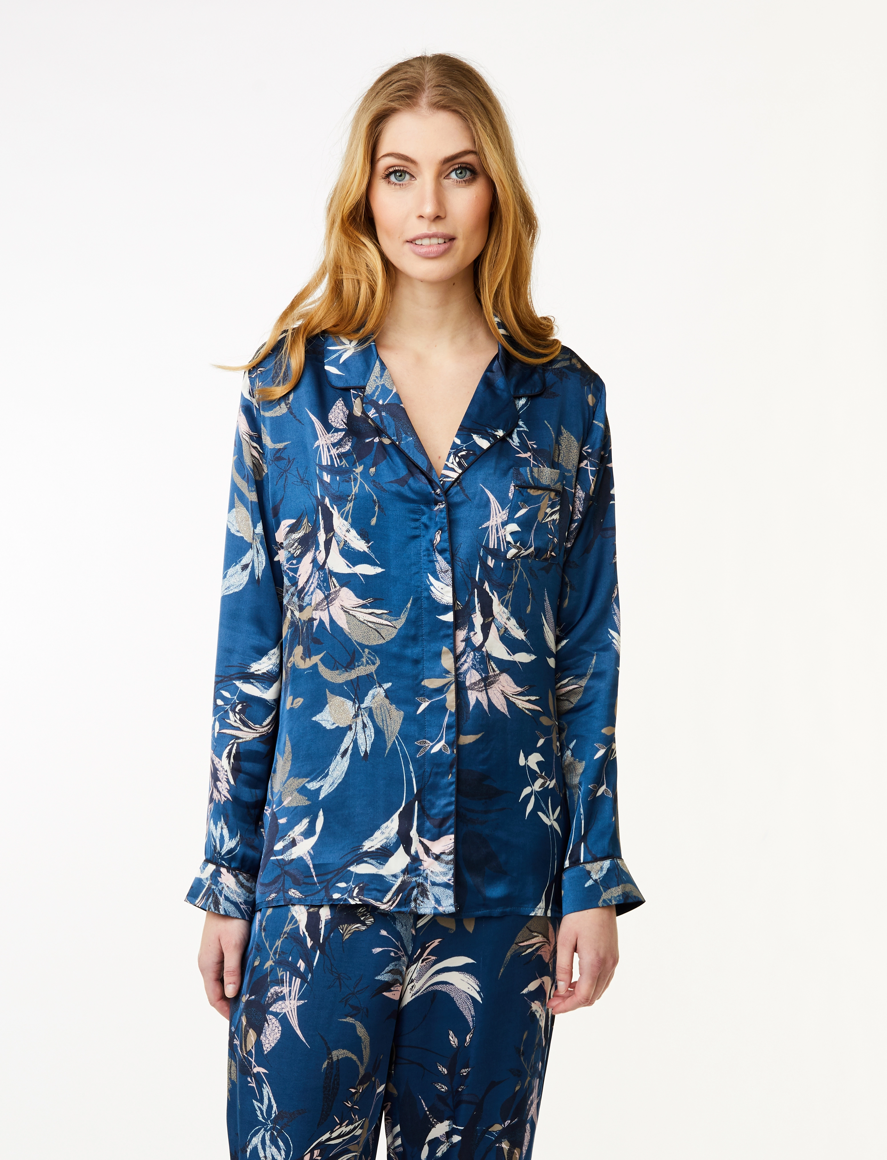 CCDK Copenhagen - Josephine Pajamas Shirt - overdele - ensign blue - 4