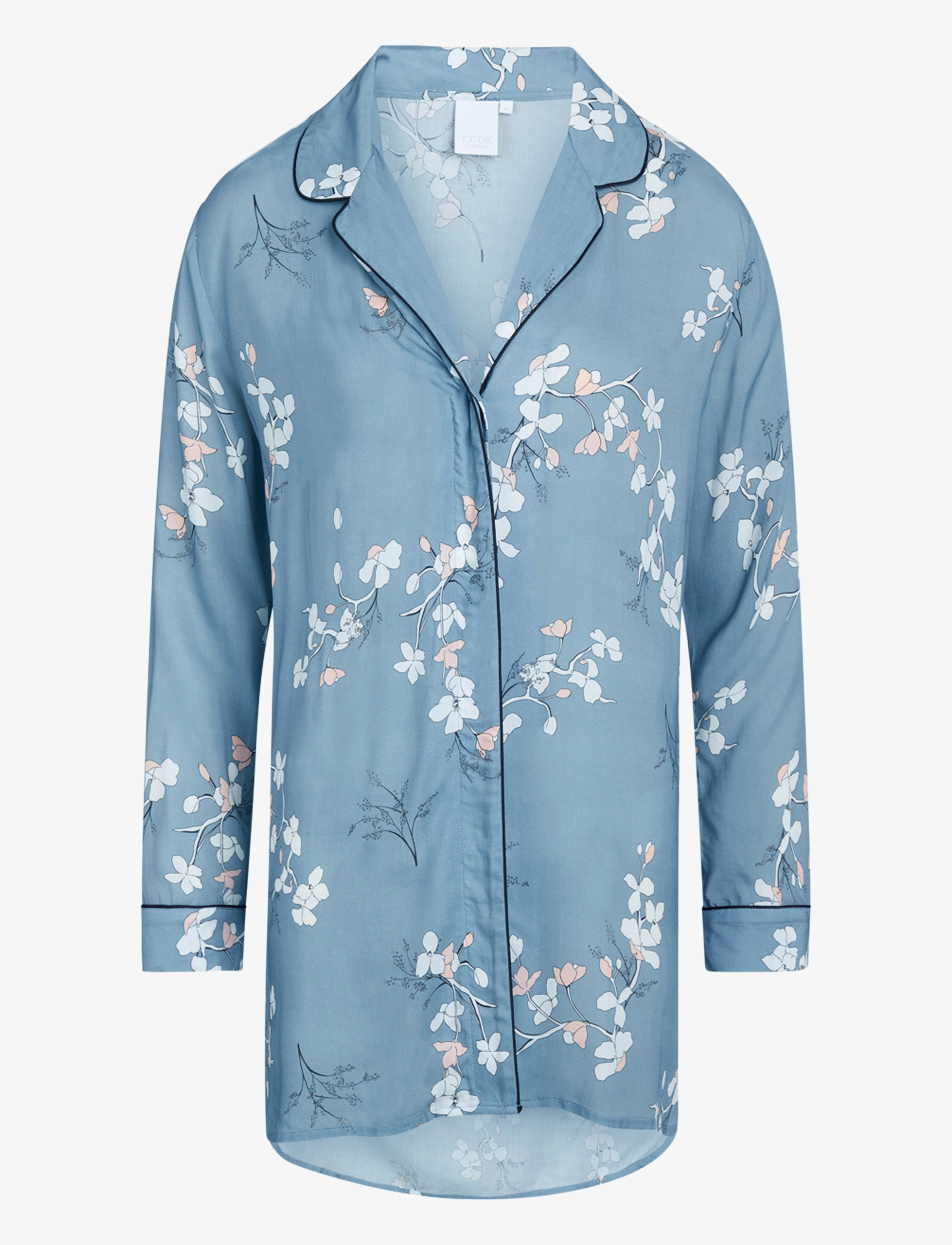 CCDK Copenhagen Siv Pajamas Shirt - Puhkerõivad - BLUE SHADOW / blue