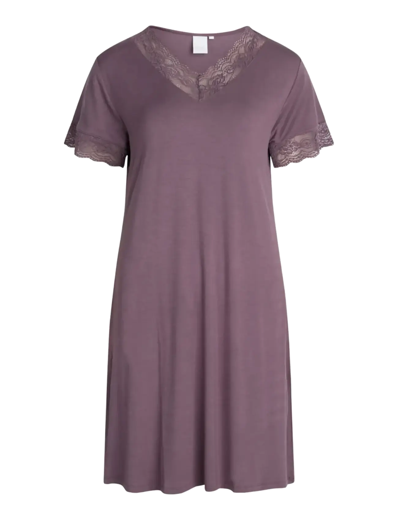 CCDK Copenhagen Karita shortsleeved Dress - Natkjoler - MOONSCAPE / purple