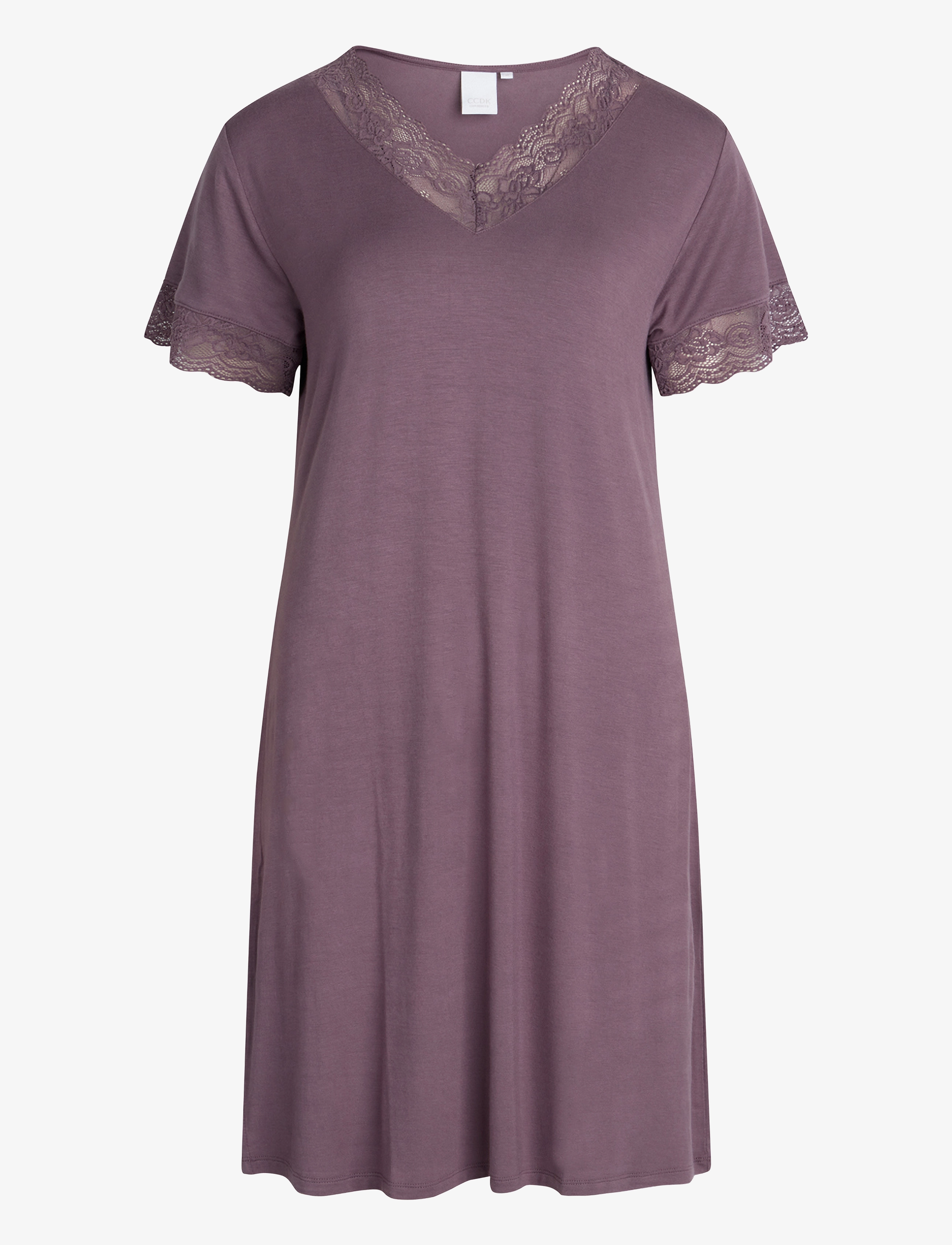 CCDK Copenhagen Karita shortsleeved Dress - Loungewear - MOONSCAPE / purple