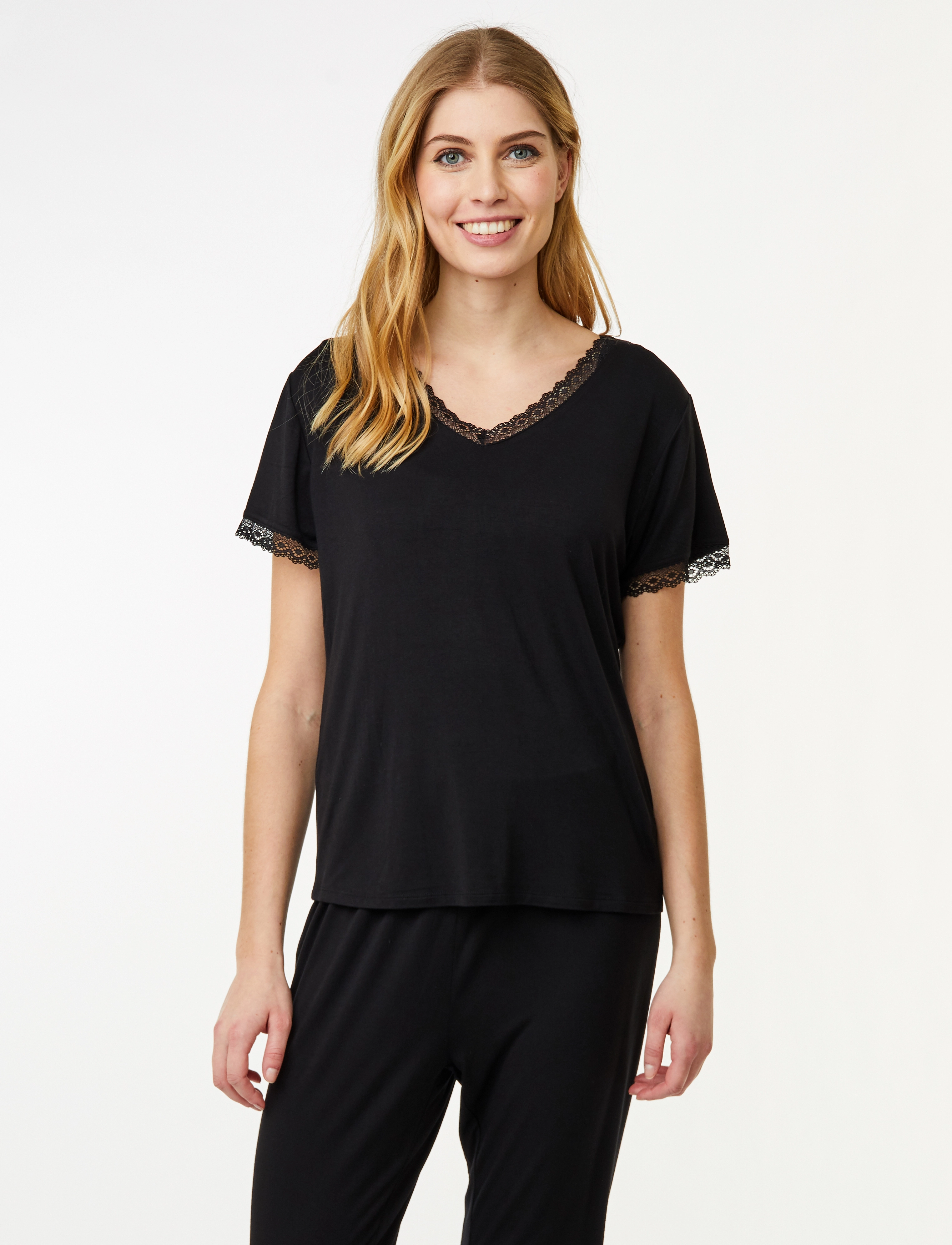CCDK Copenhagen Jordan Shortsleeved T-Shirt, L, Black, Nat- Og Loungewear > Toppe, Dame
