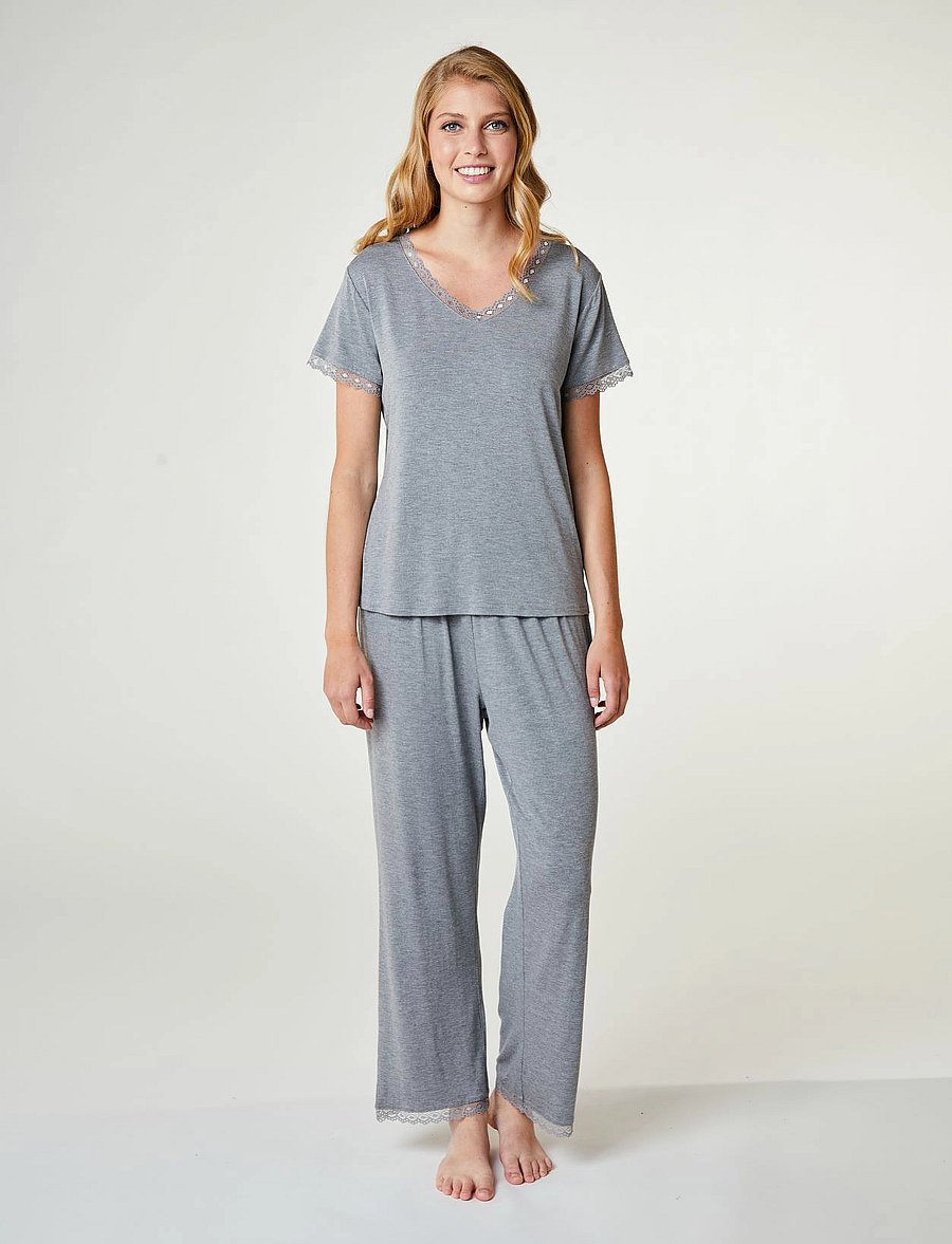 CCDK Copenhagen - Jordan shortsleeved T-shirt - topid - grey melange - 0