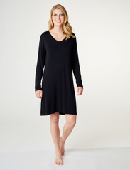 CCDK Copenhagen - Jacqueline long-sleeved dress - sukienki koszulowe - black - 2