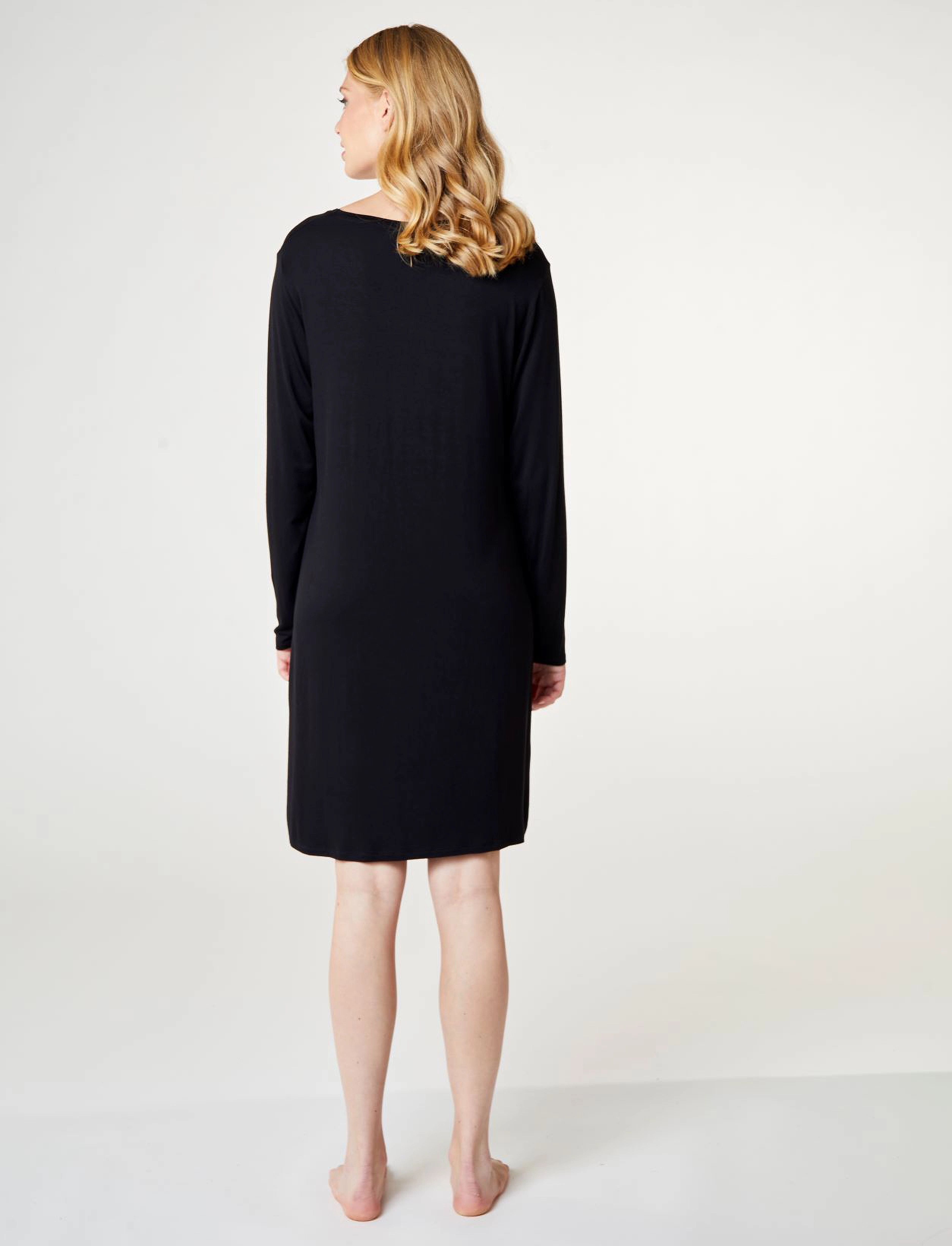 CCDK Copenhagen - Jacqueline Longsleeved Dress - nightdresses - black - 3