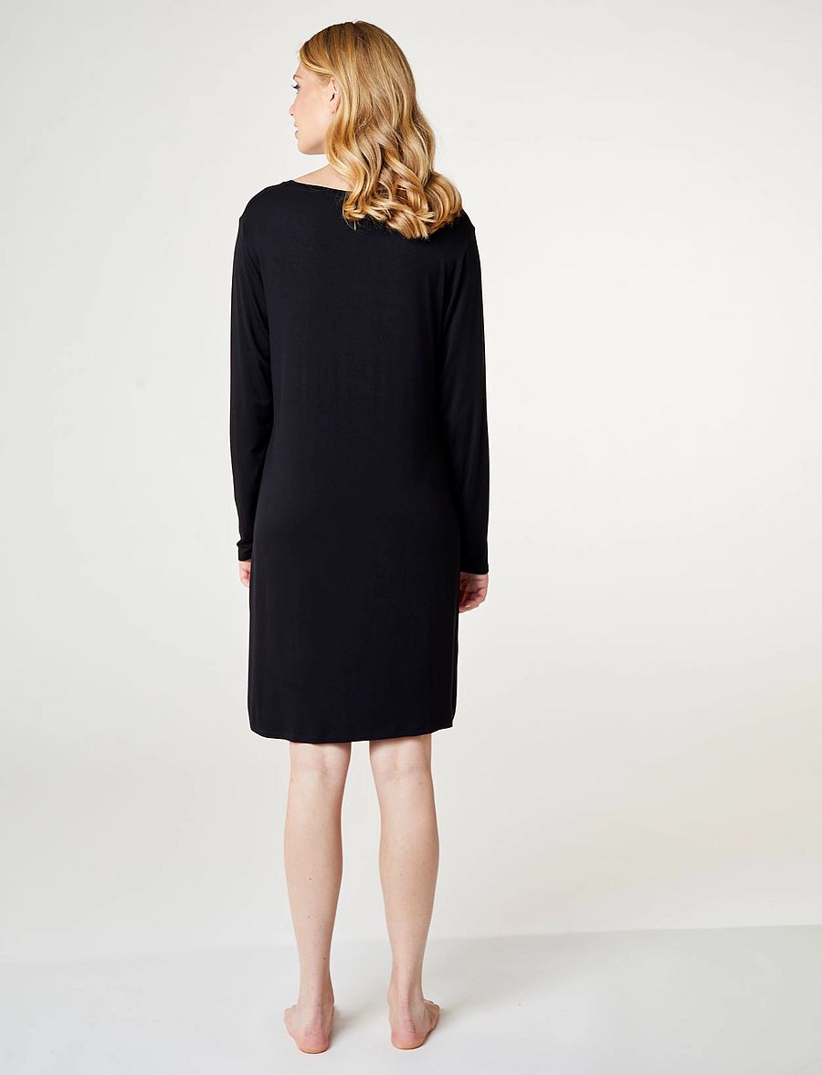 CCDK Copenhagen - Jacqueline Longsleeved Dress - nattlinnen - black - 3