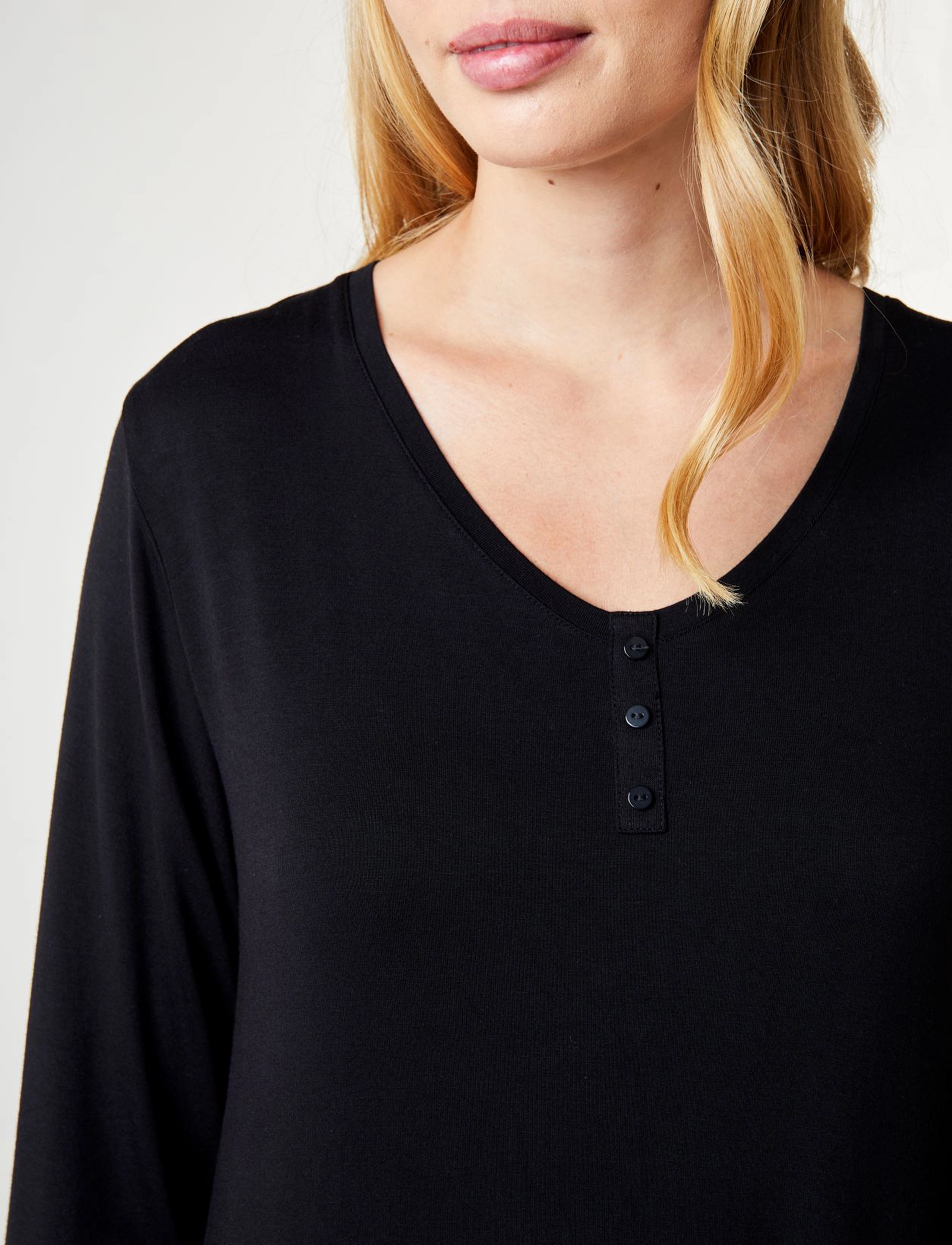 CCDK Copenhagen - Jacqueline Longsleeved Dress - nightdresses - black - 4