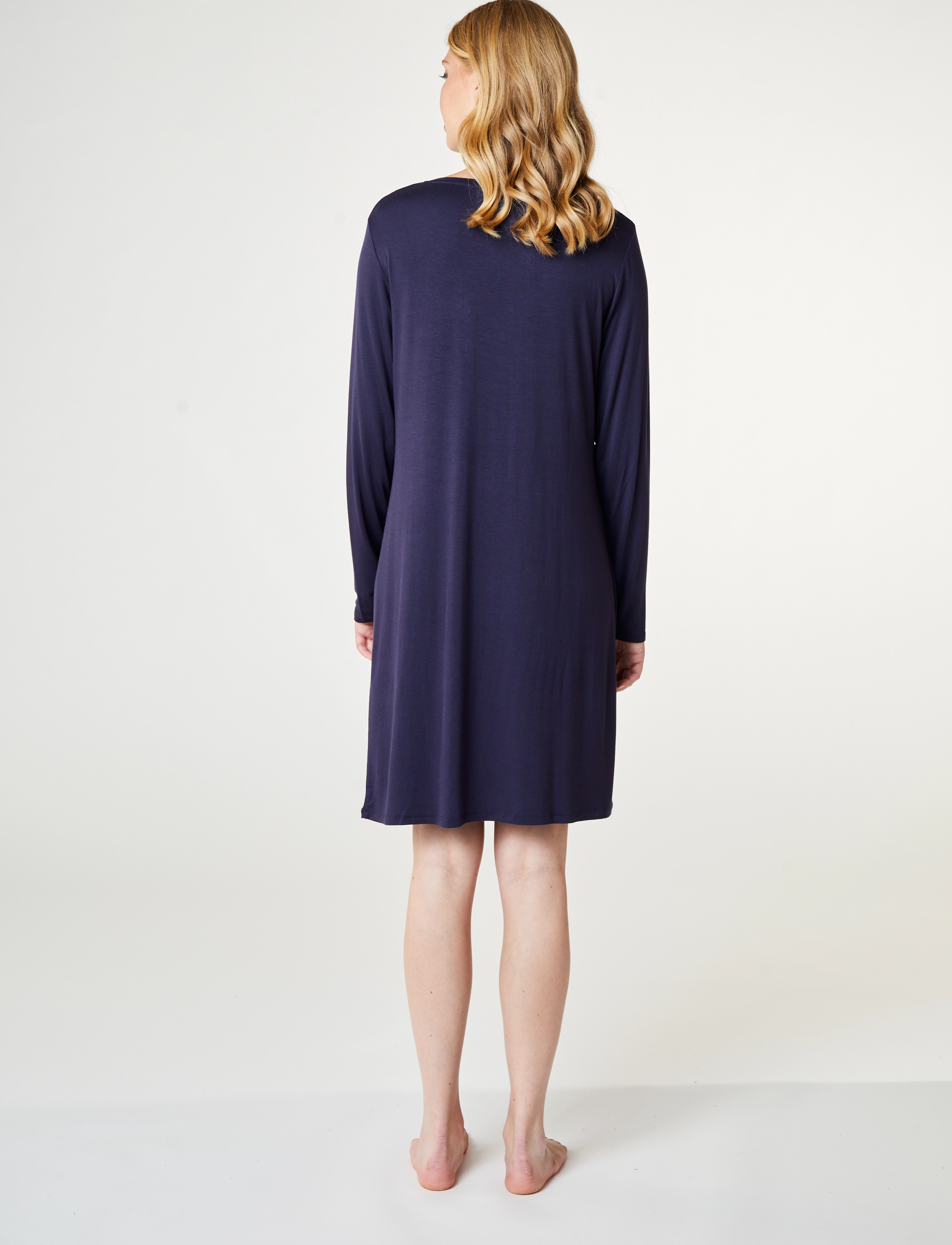 CCDK Copenhagen - Jacqueline Longsleeved Dress - natkjoler - dark navy - 4