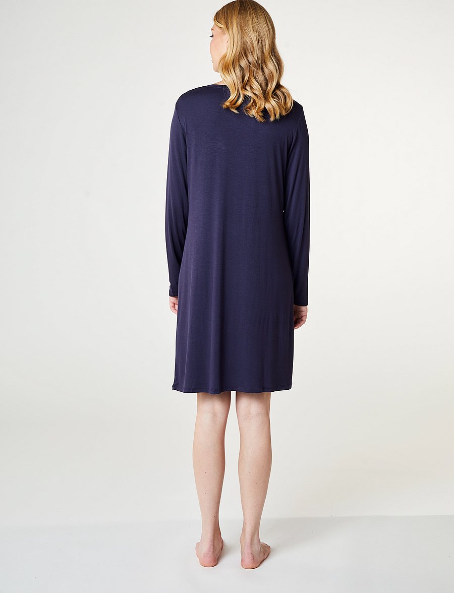 CCDK Copenhagen - Jacqueline Longsleeved Dress - natkjoler - dark navy - 4
