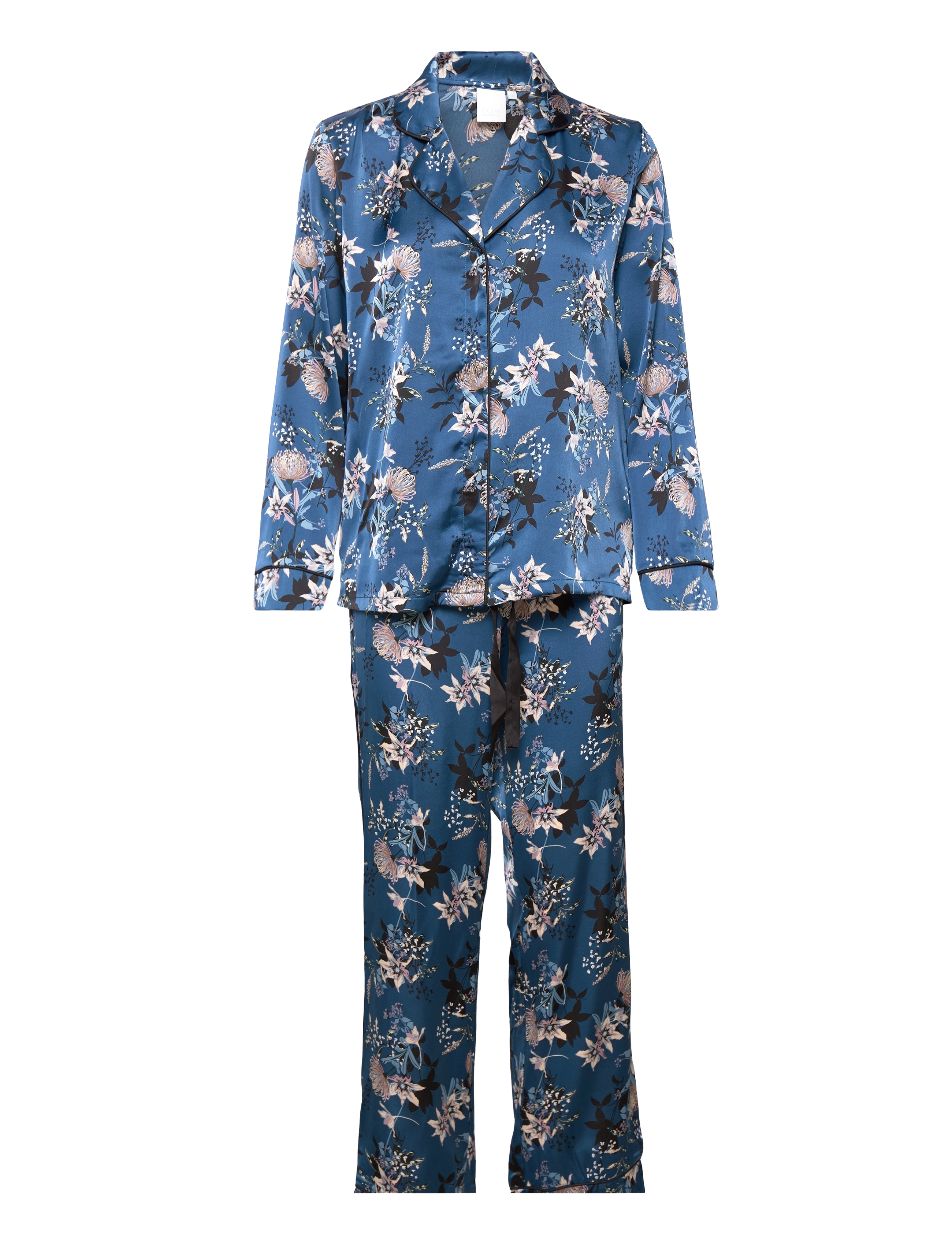 CCDK Copenhagen Josephine Pajamas Set - Undertøj - ENSIGN BLUE / multi