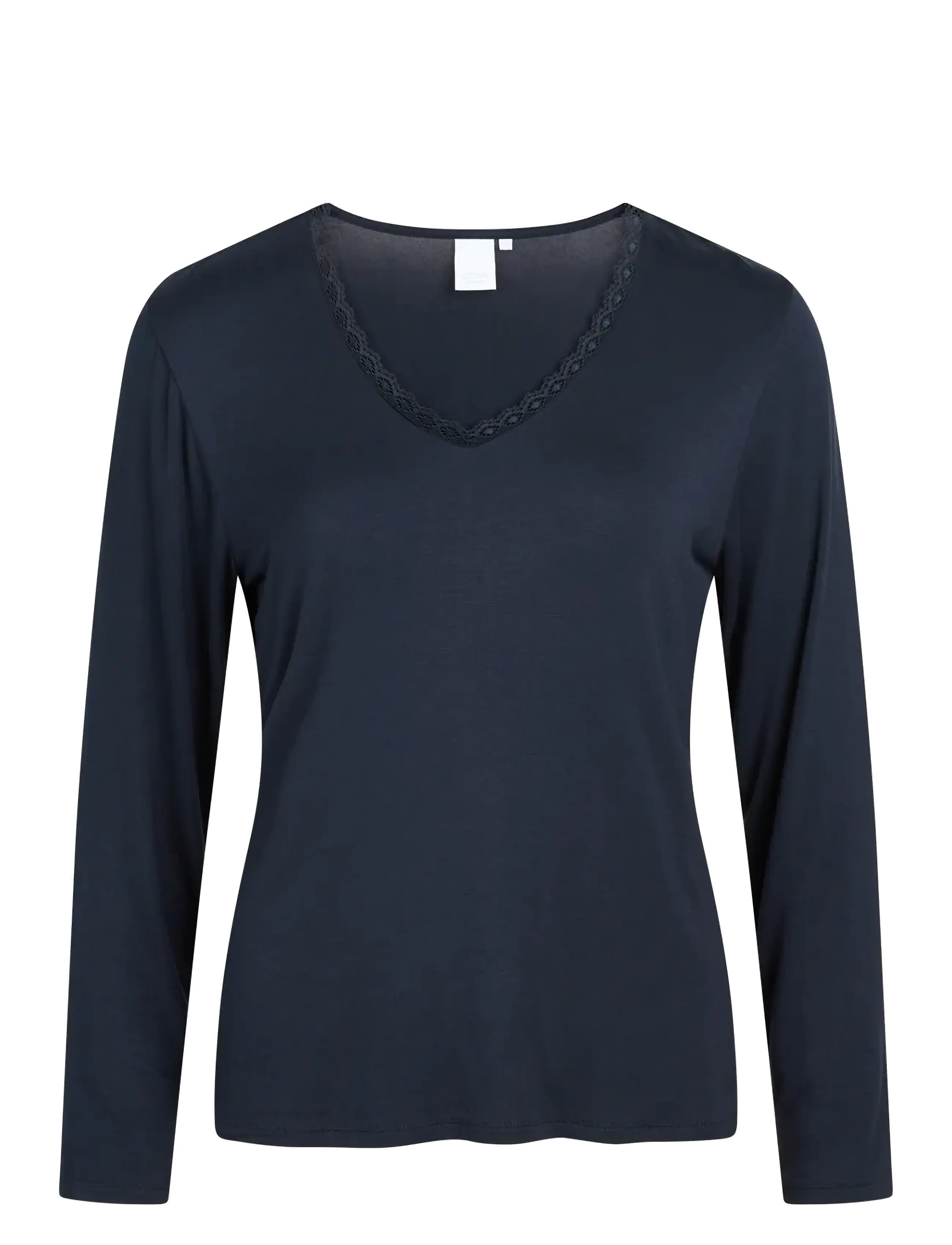 CCDK Copenhagen Jordan Longsleeved Set, M, Night & Loungewear, Marineblau - Pyjamas (set), Frauen