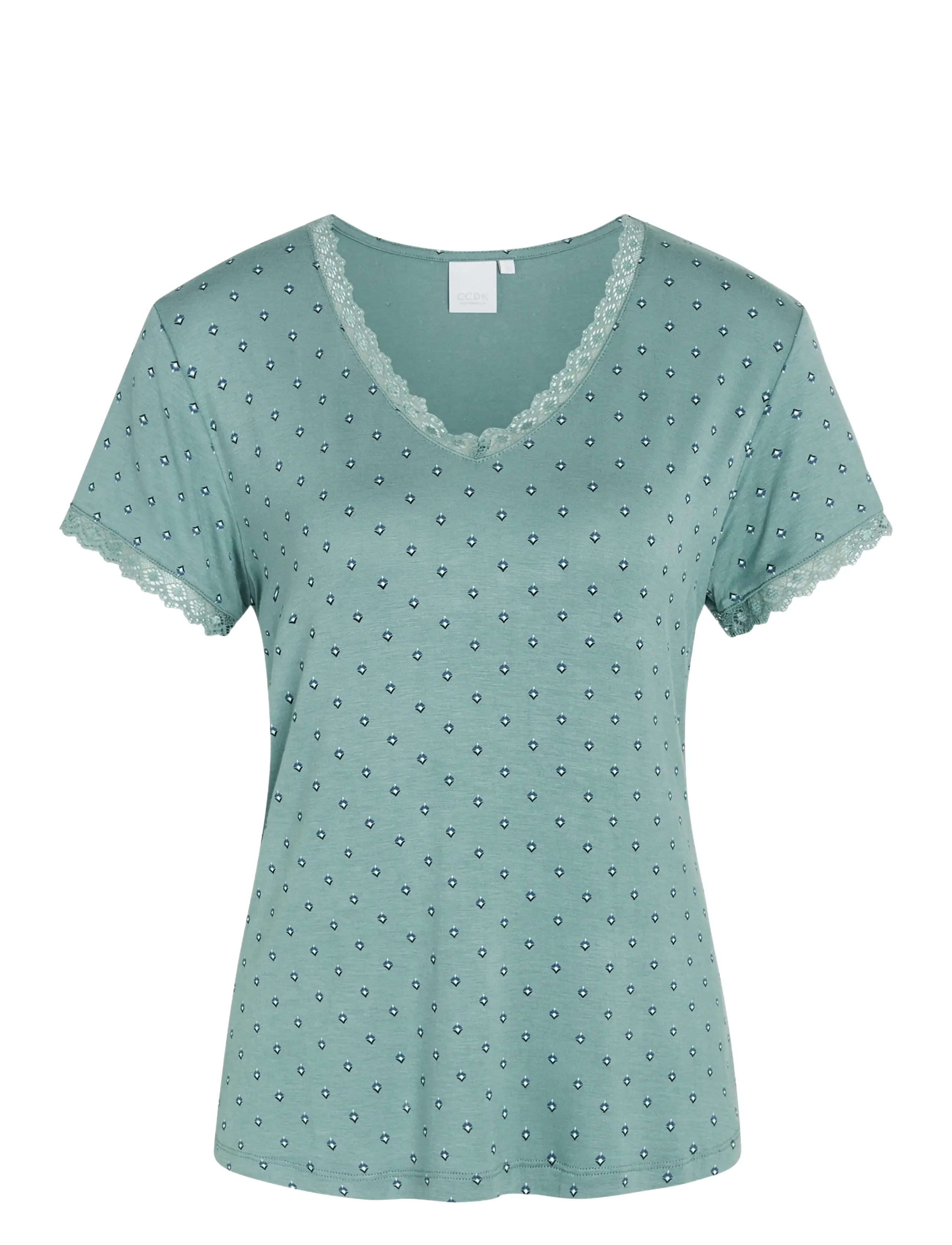 CCDK Copenhagen Jordan shortsleeved T-shirt - Undertøj - ARTIC AOP / green