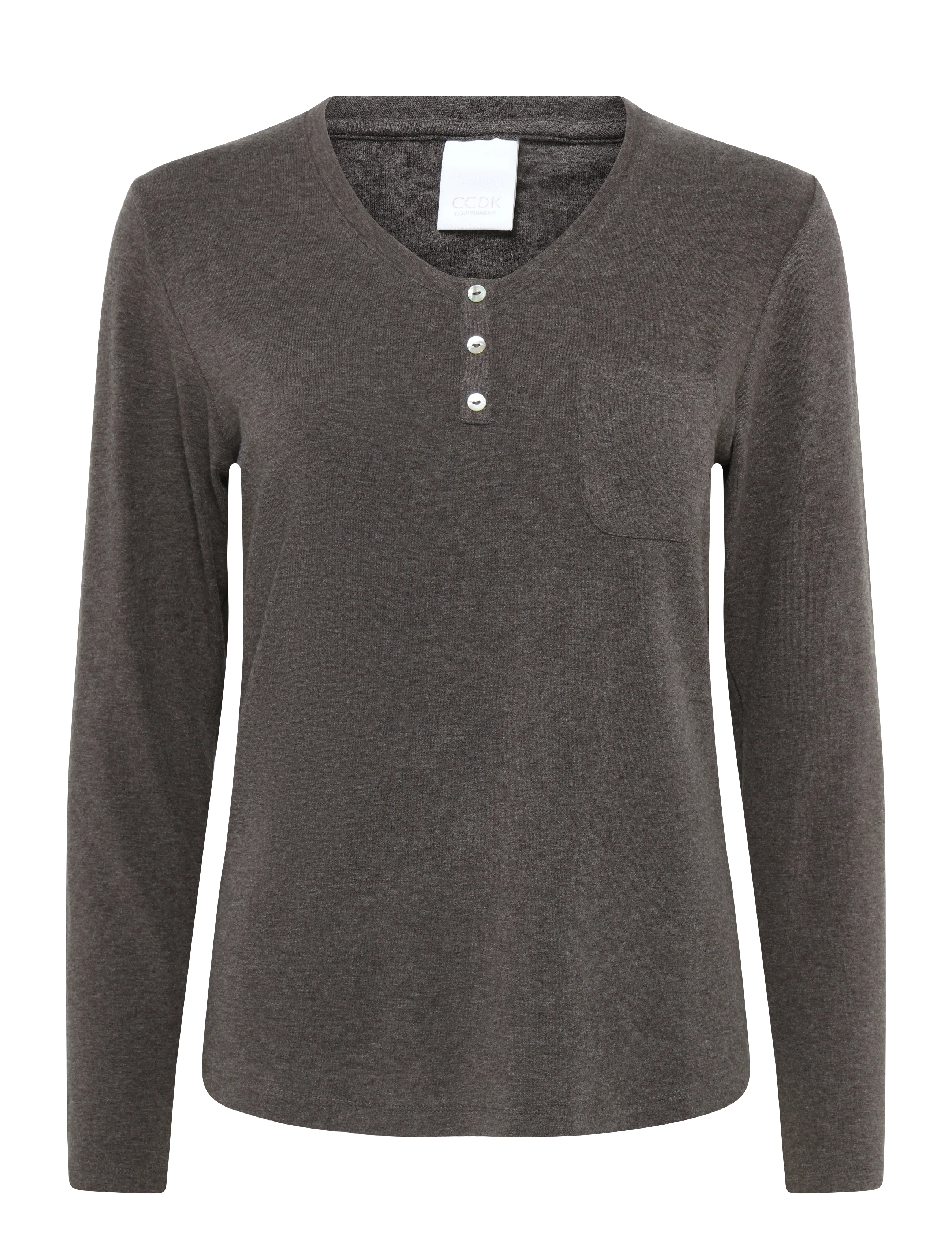 CCDK COPENHAGEN Jordan Longsleeved T-Shirt Braun - XS - Damen