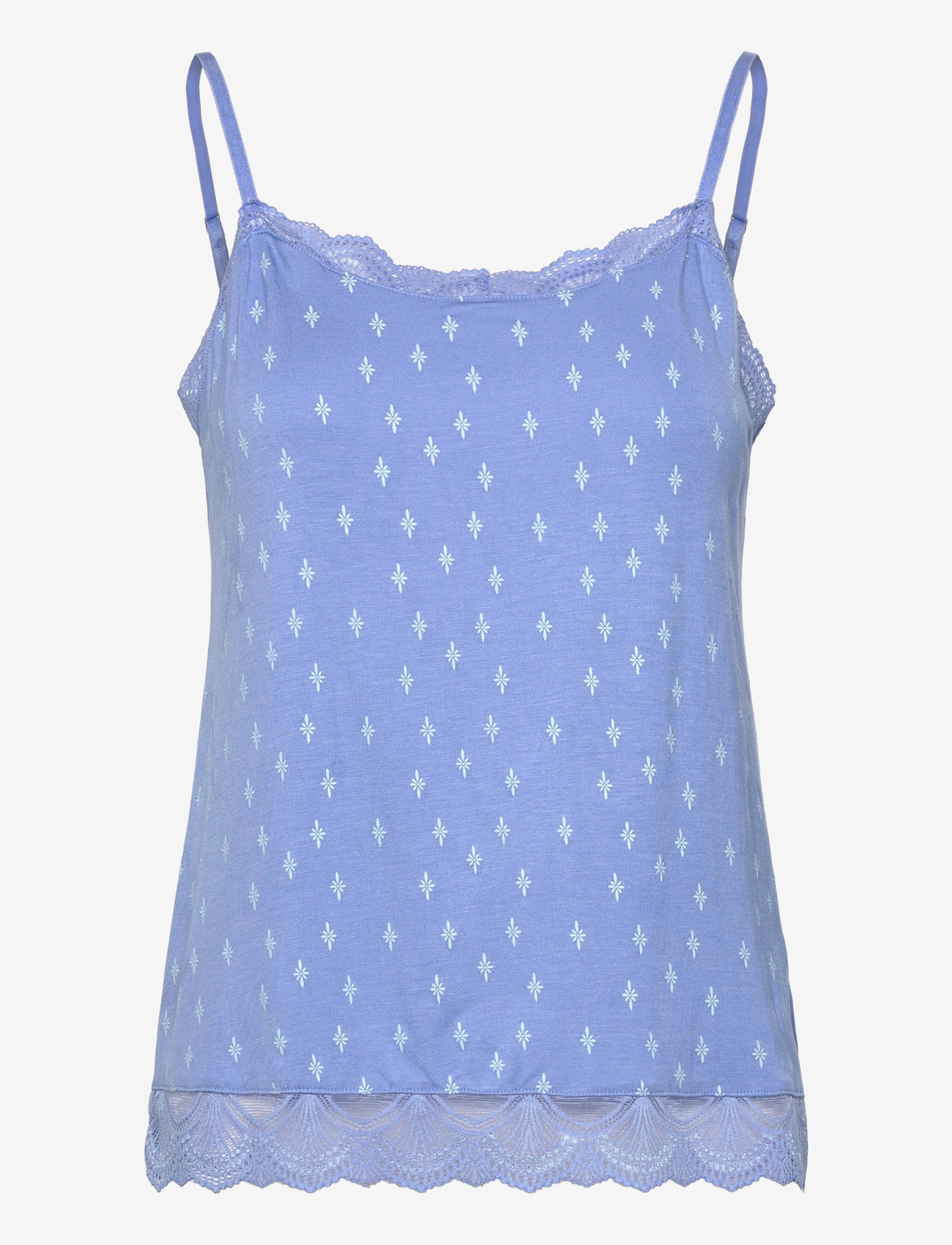 CCDK Copenhagen - Kendall Chemise Top - tops - azurine aop - 1