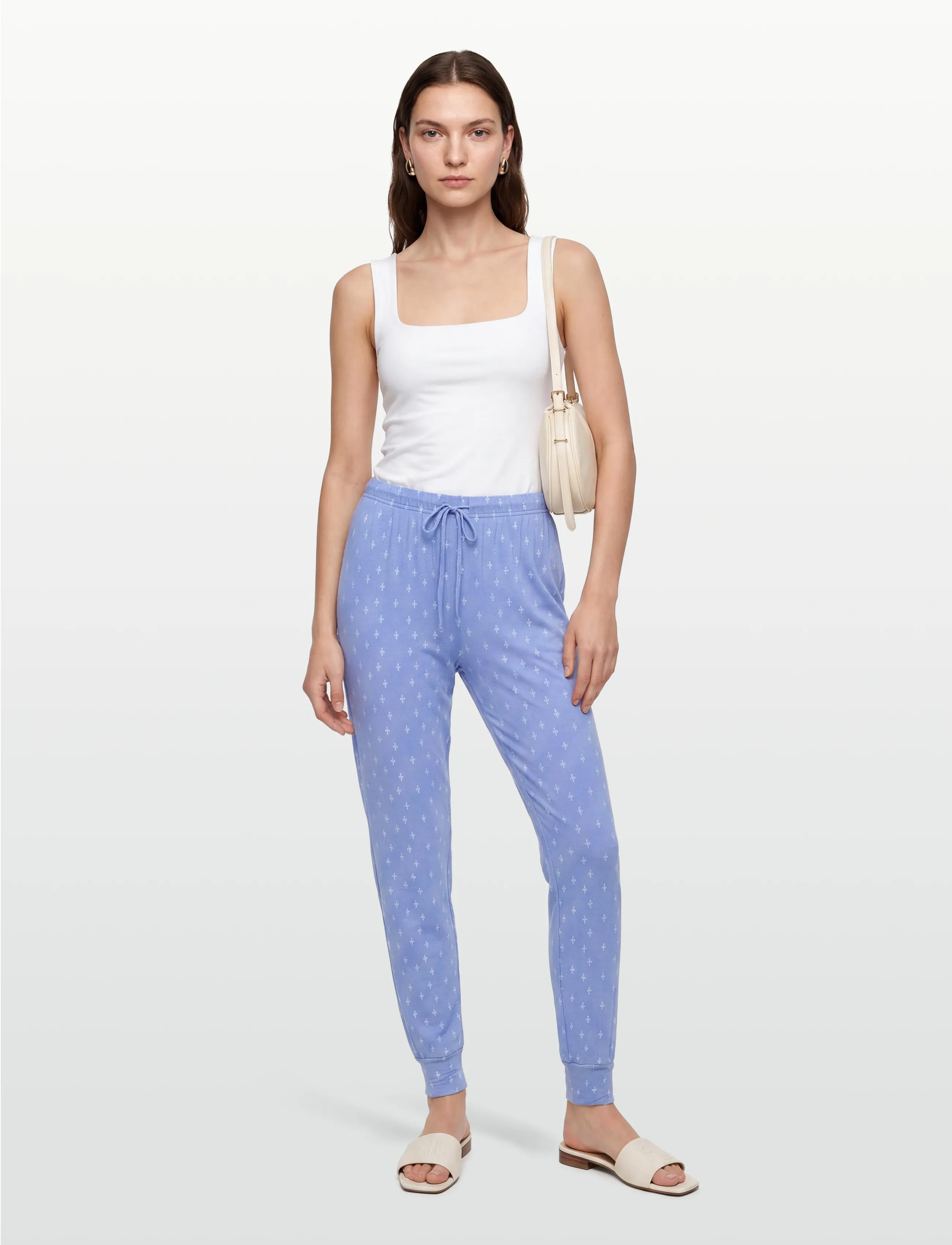 CCDK Copenhagen - Johanne Pants - pyjama pants - azurine aop - 0