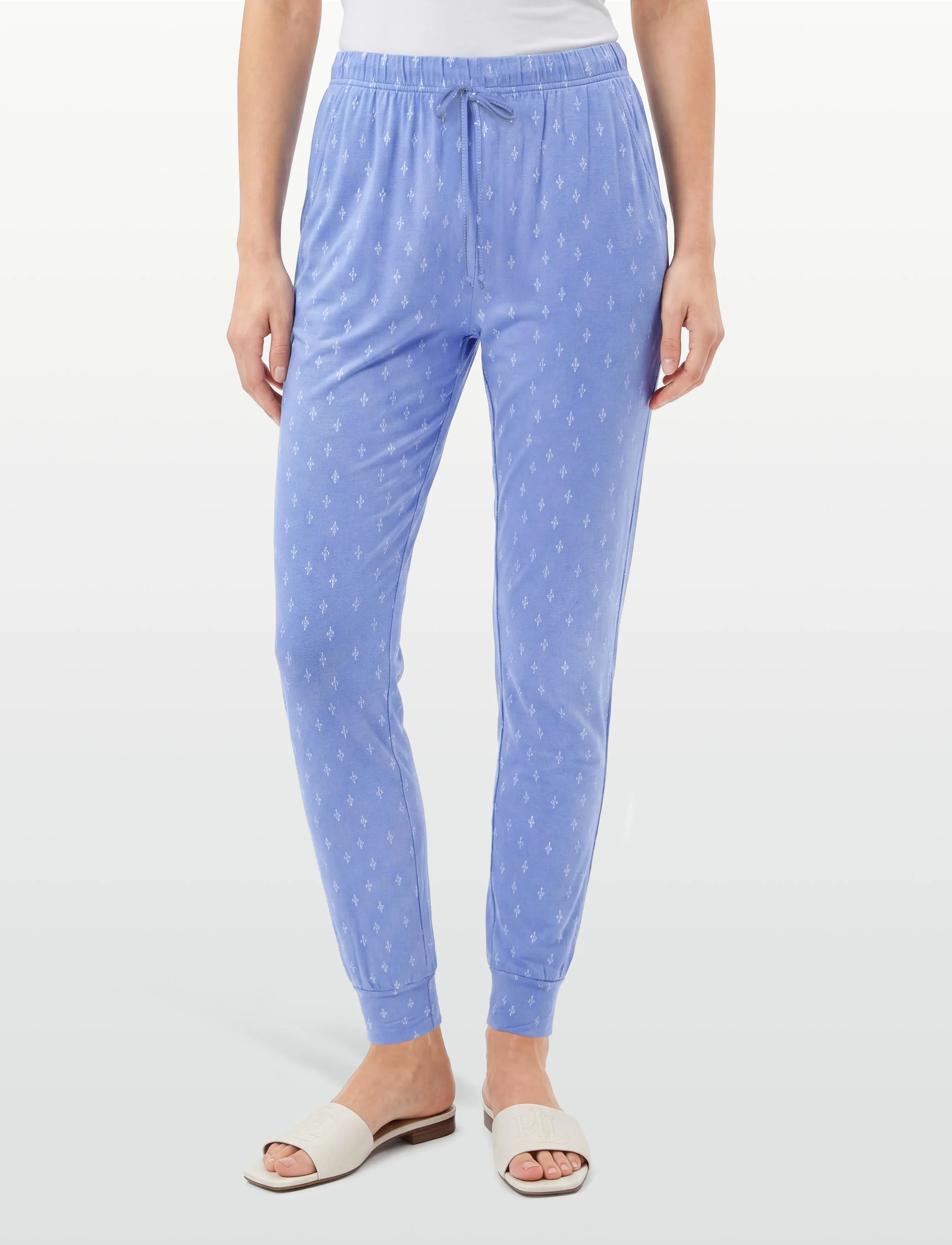CCDK Copenhagen - Johanne Pants - pyjama pants - azurine aop - 3