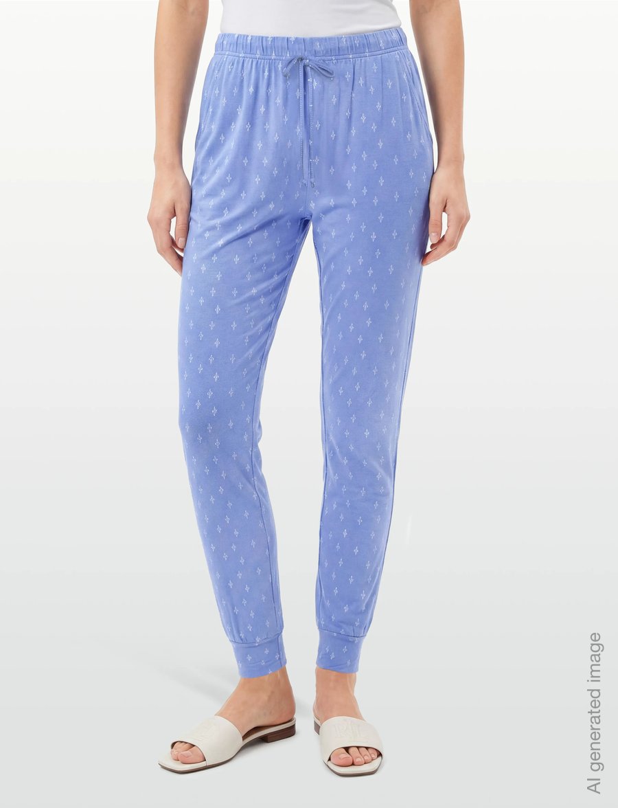 CCDK Copenhagen - Johanne Pants - natbukser - azurine aop - 3
