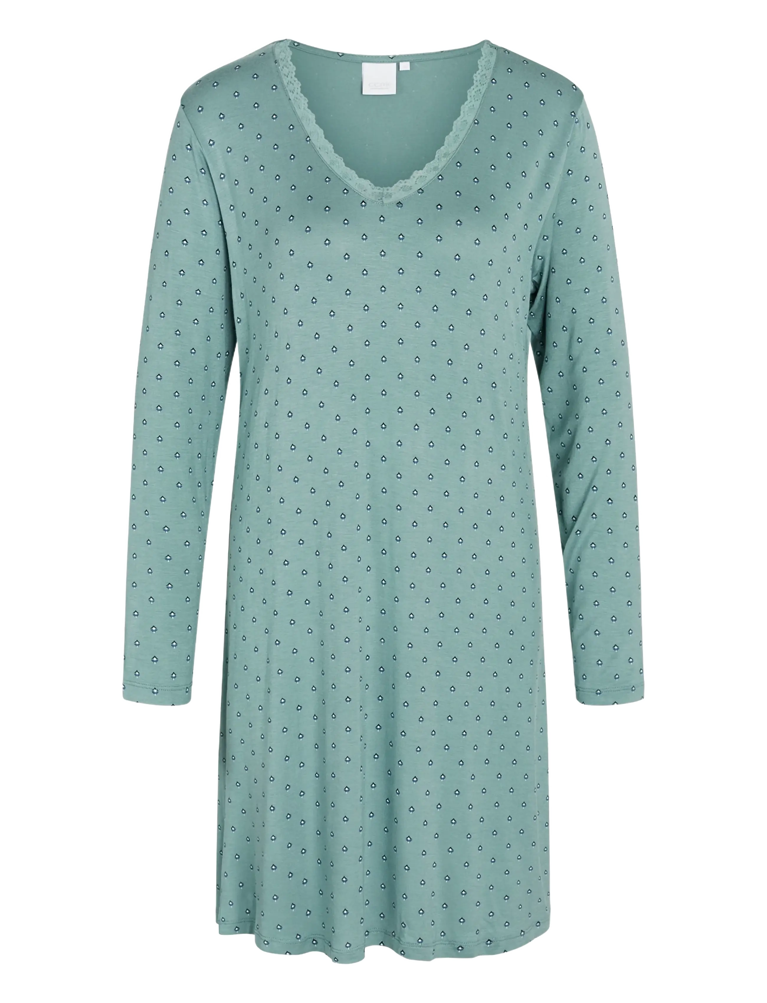 CCDK Copenhagen Jacqueline longsleeved Dress - Nachthemden - ARTIC AOP / green